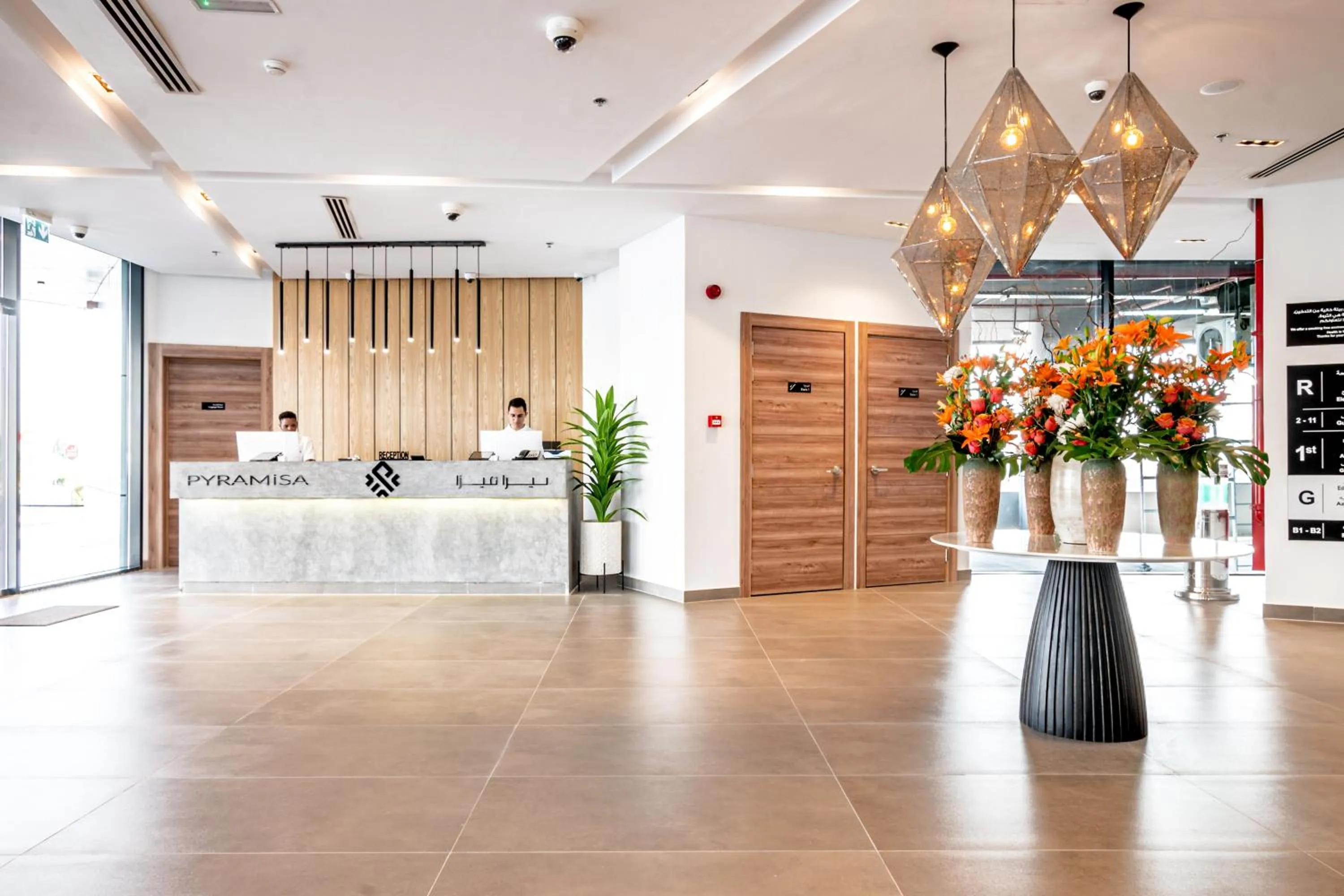 Lobby or reception in Pyramisa Hotel Apartments