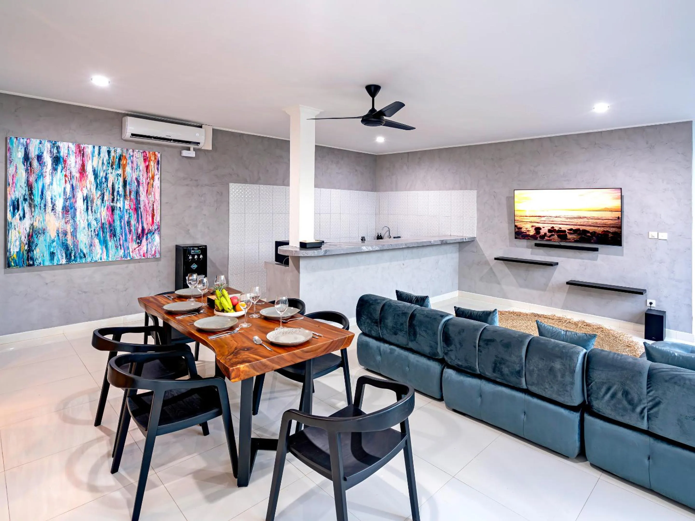 Living room in Villa Katrin - Canggu