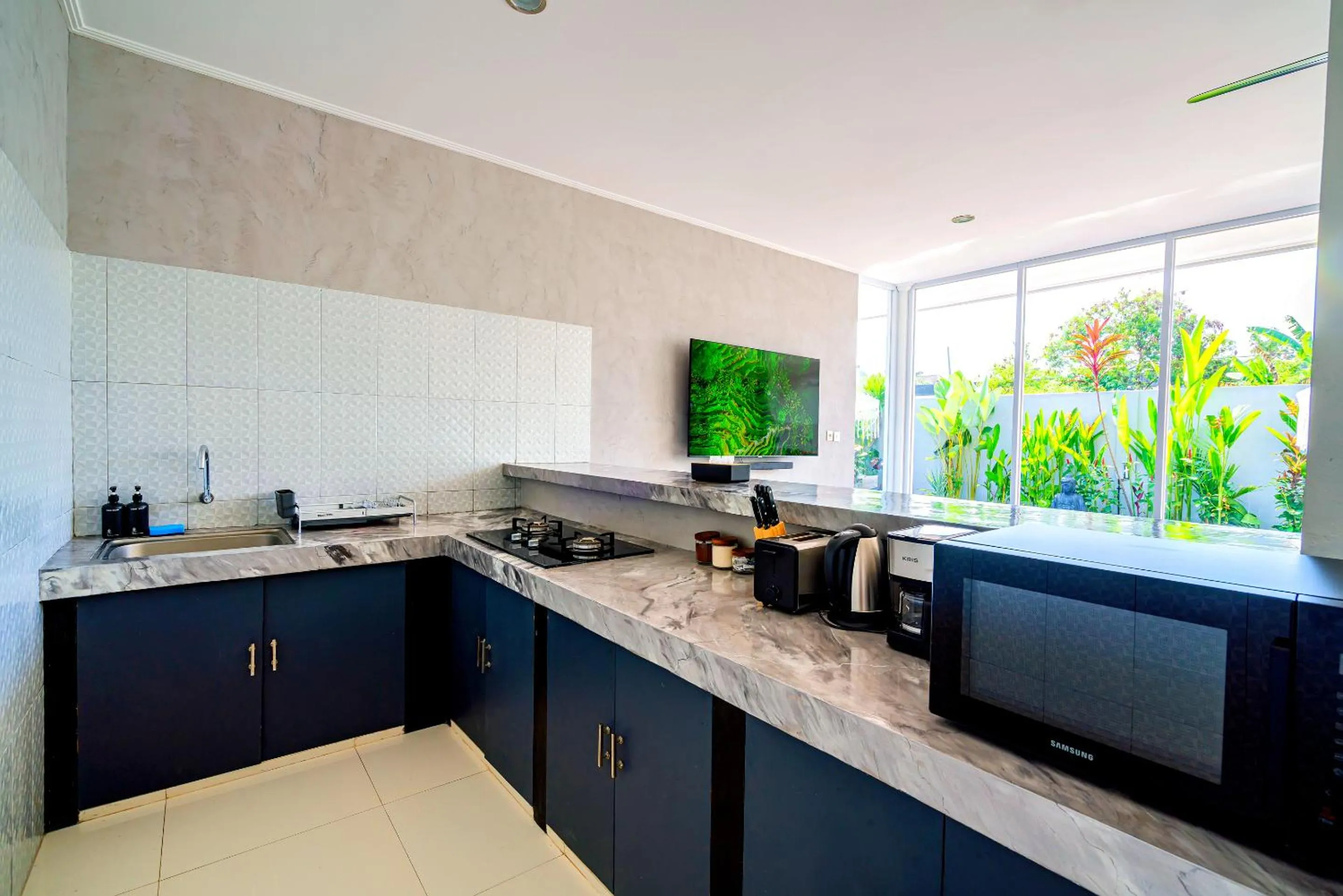 kitchen in Villa Katrin - Canggu