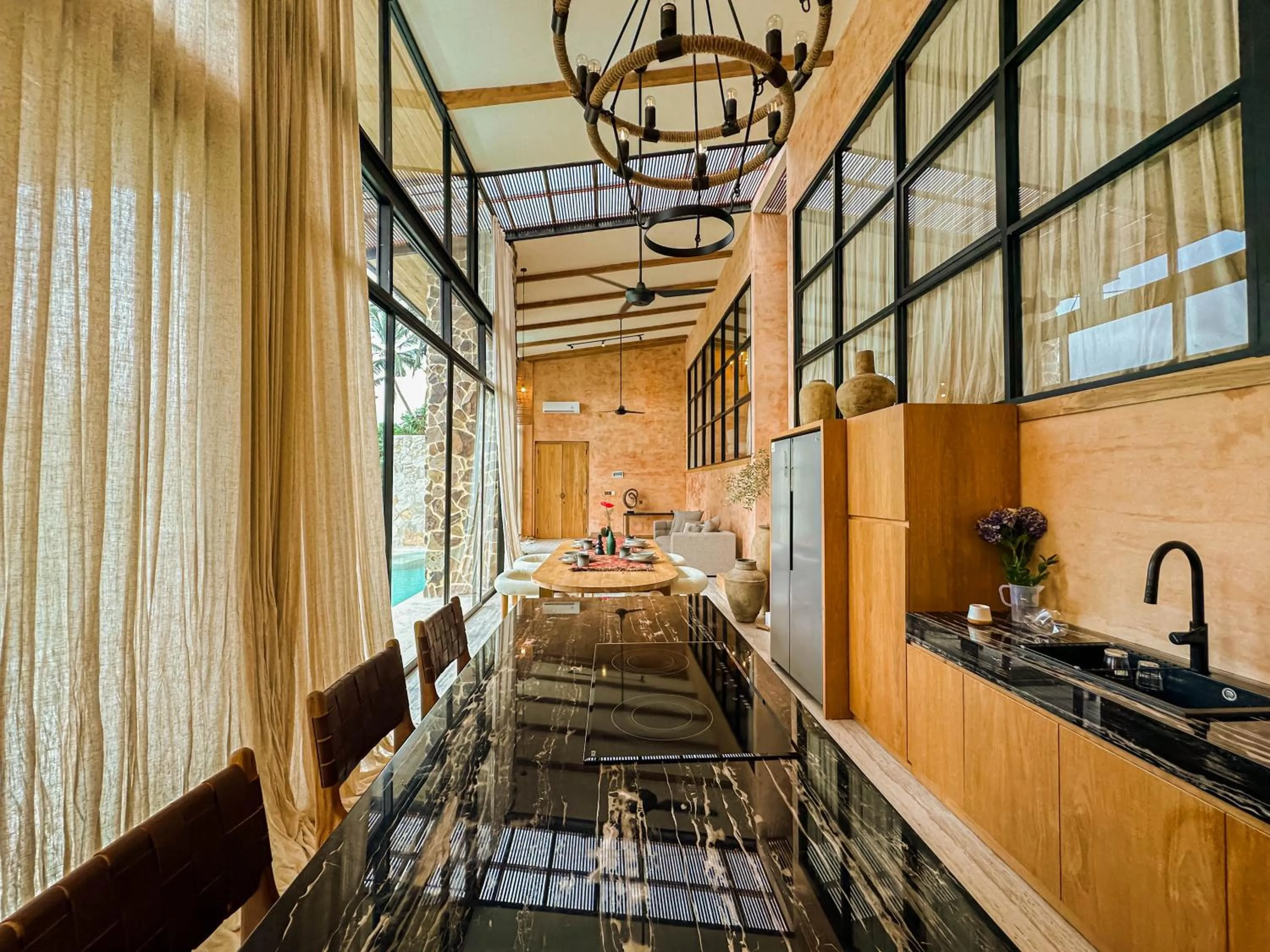 Kitchen or kitchenette in Magical Jungle Resort