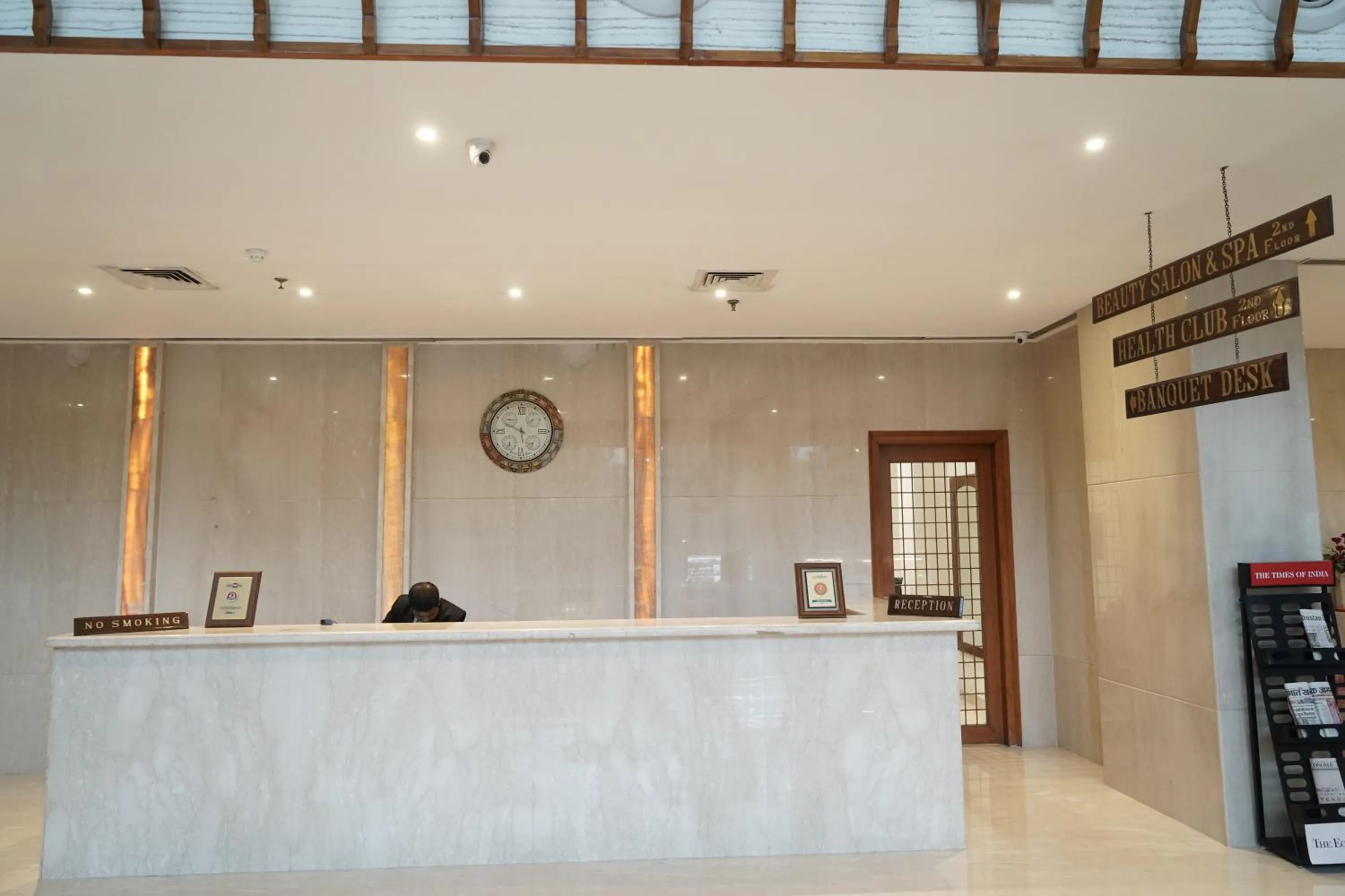 Lobby or reception in The Alcor Hotel