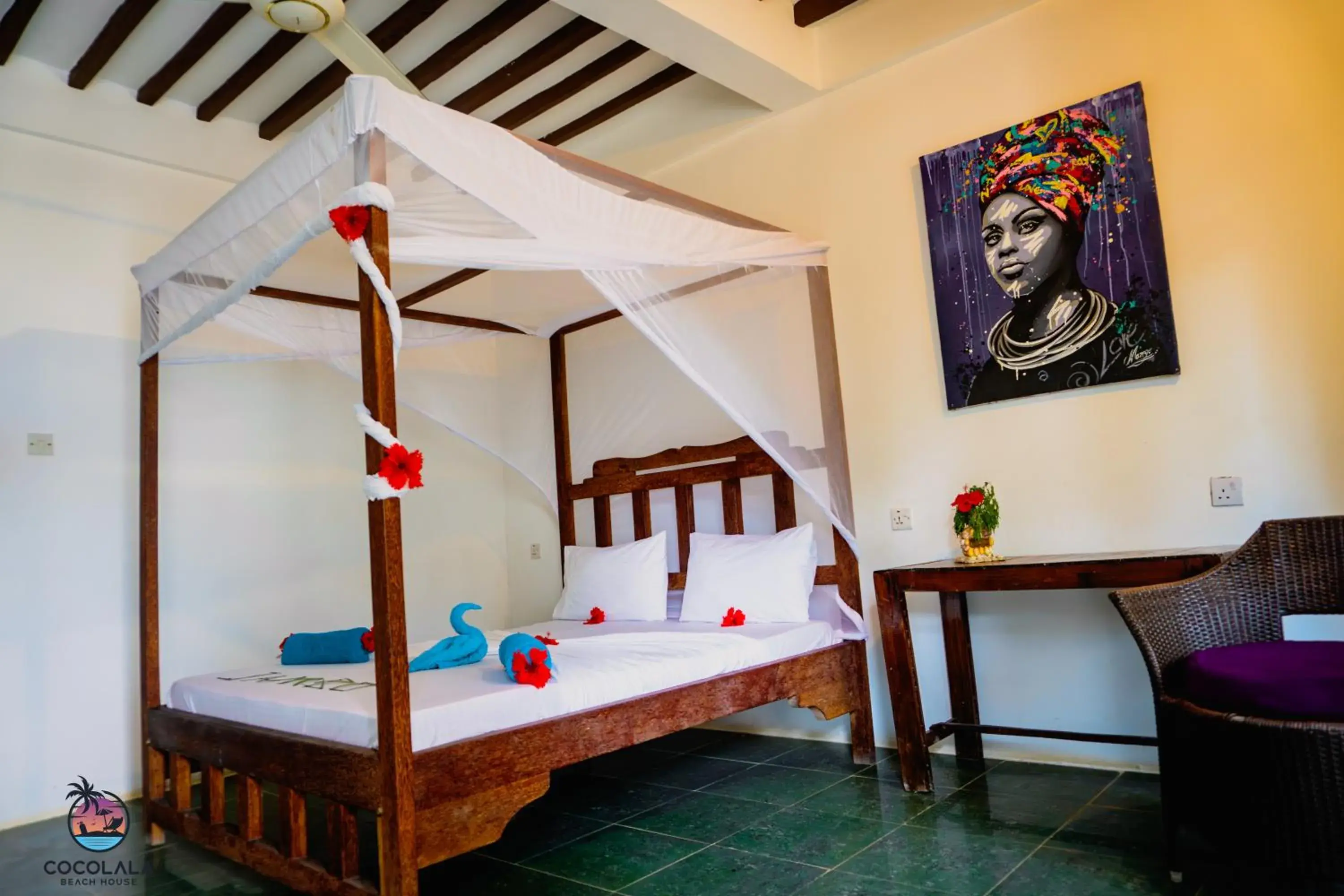 Double Room with Garden View in Cocolala Beach House Double Room with Garden View in Cocolala Beach House