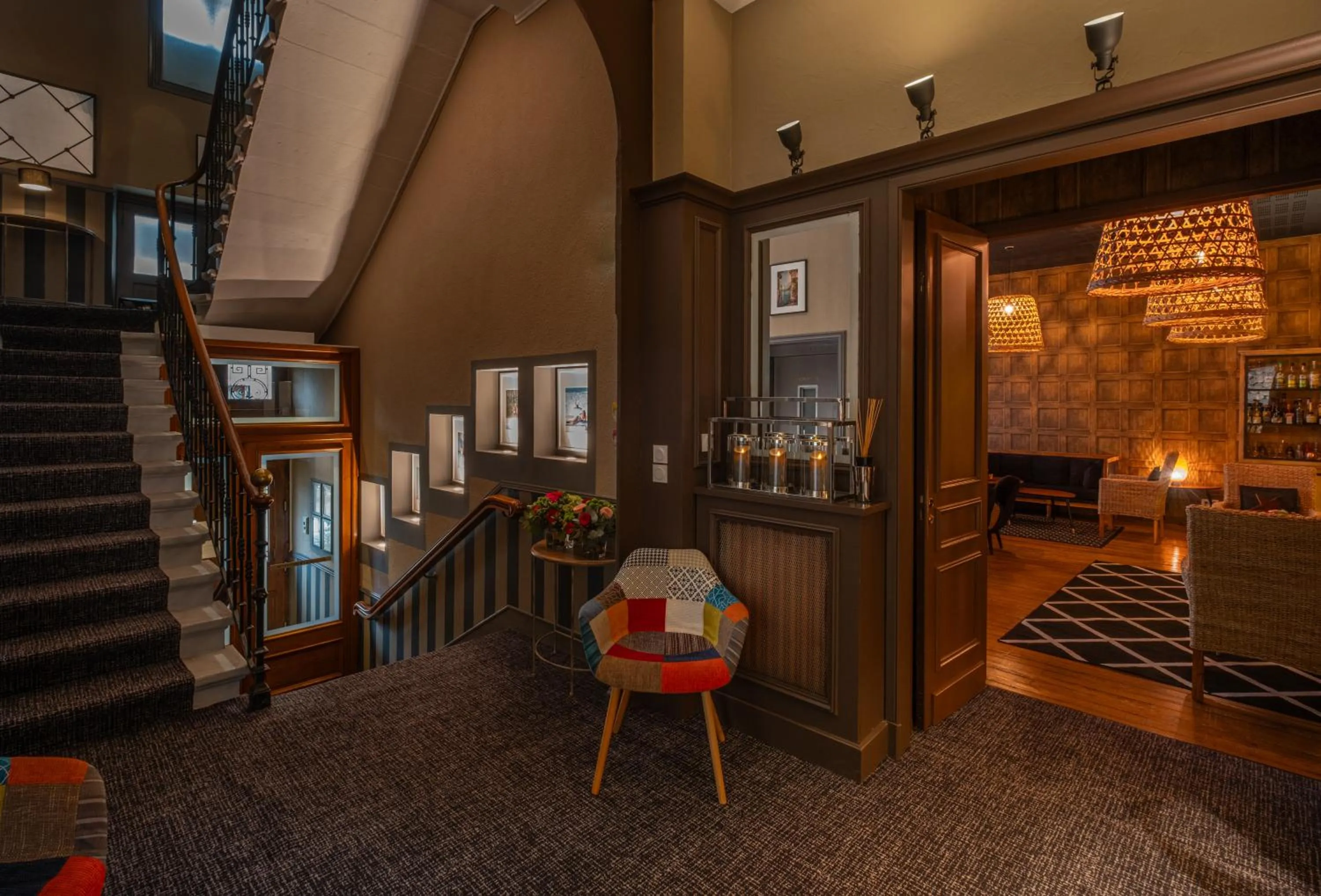 Lobby or reception in Nouvel Hôtel & Appartements