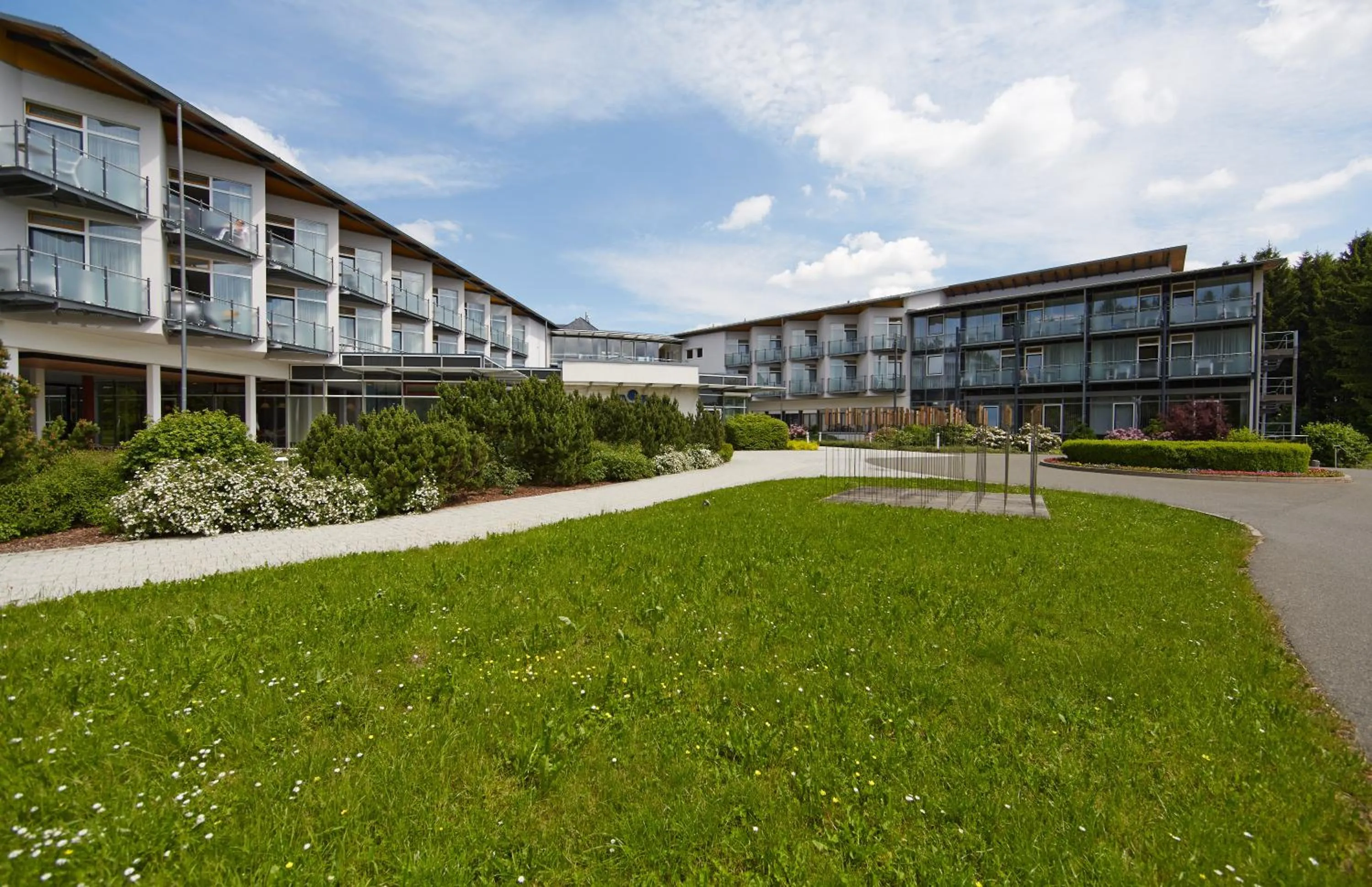 Property building in Green Night Hotel