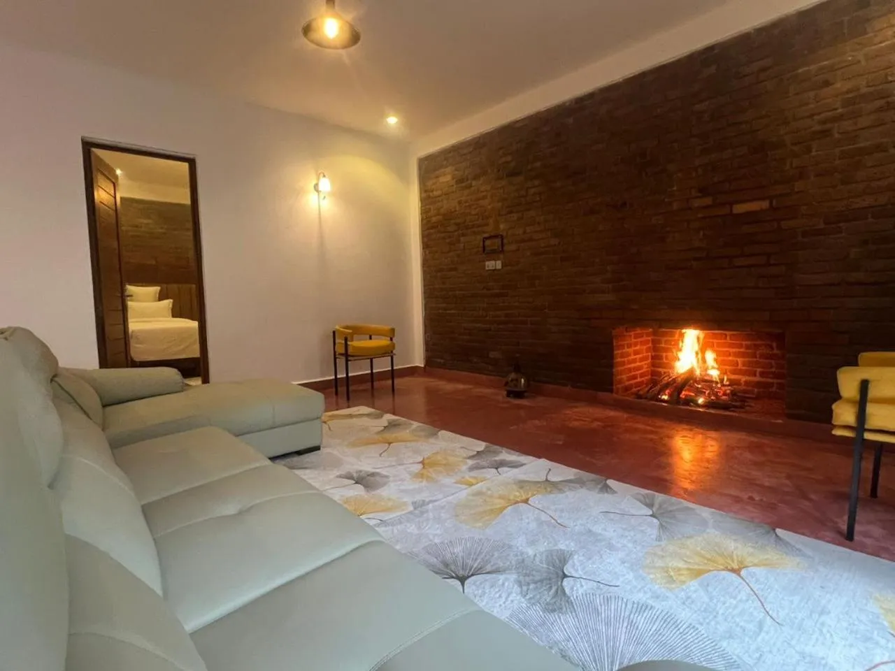 Living room in Kerama Silent Lodge