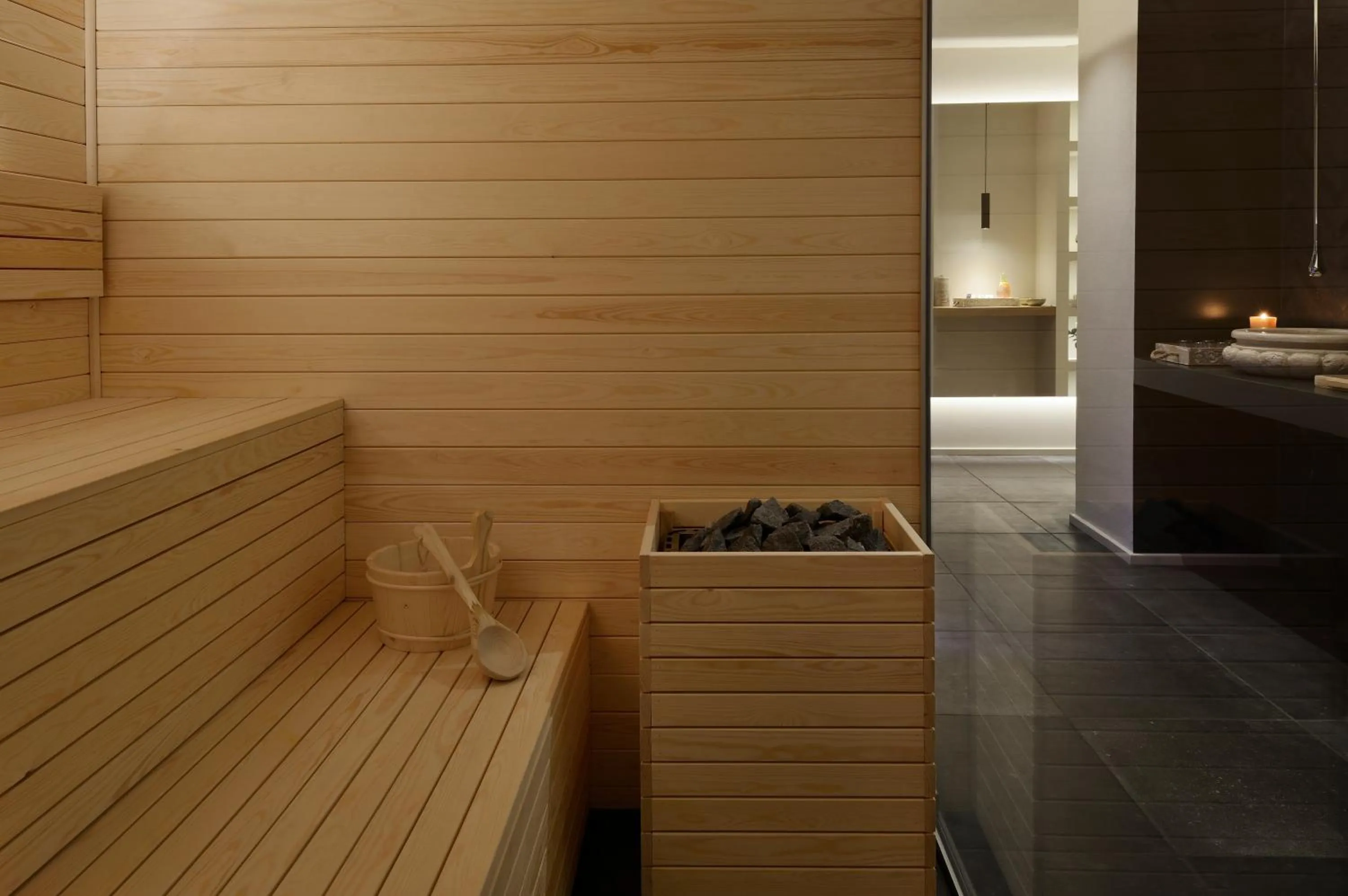 Sauna in Relais Rossar Boutique Hotel Garda & Hills