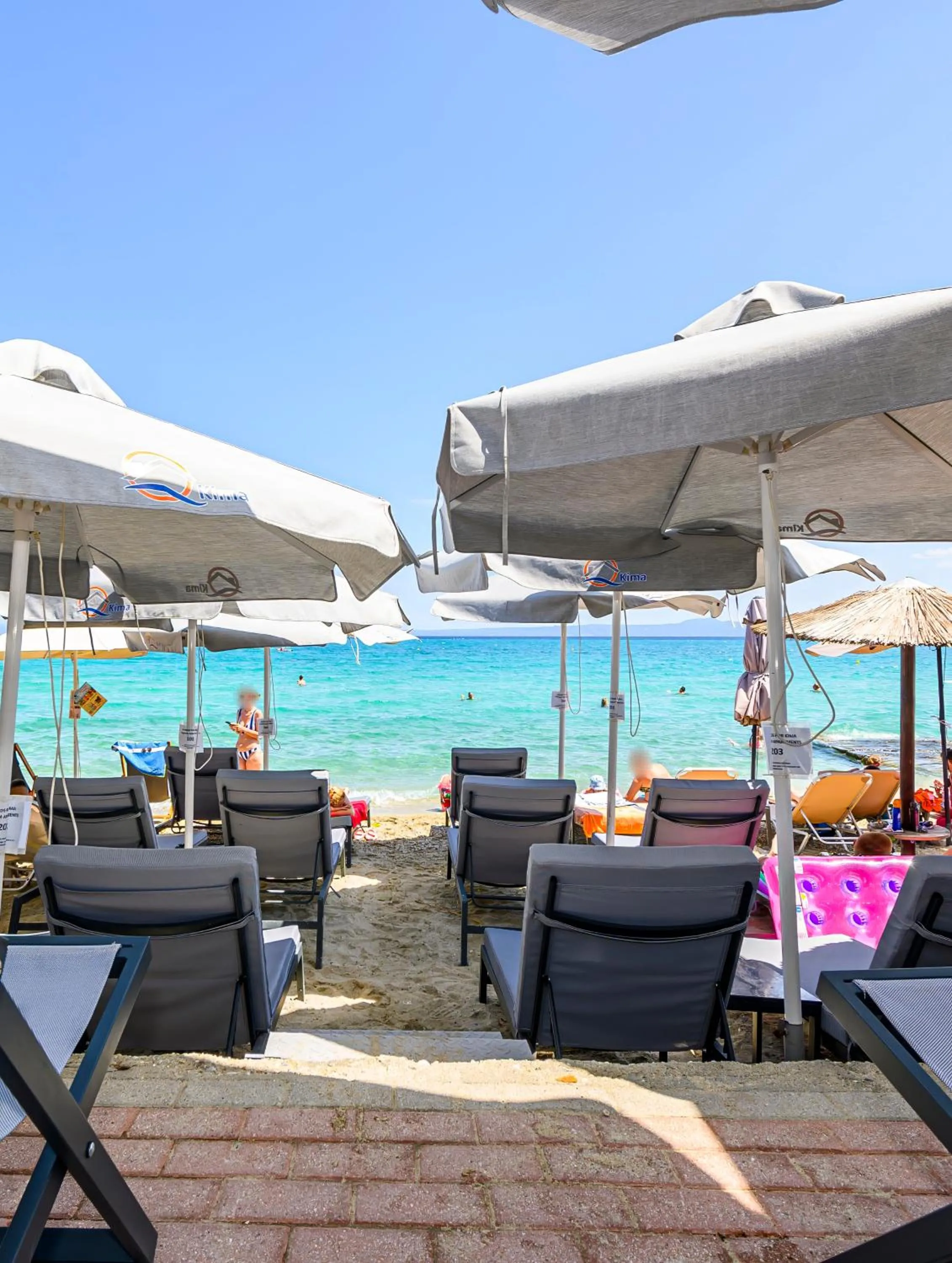 Beach in Kima Premium Apartments