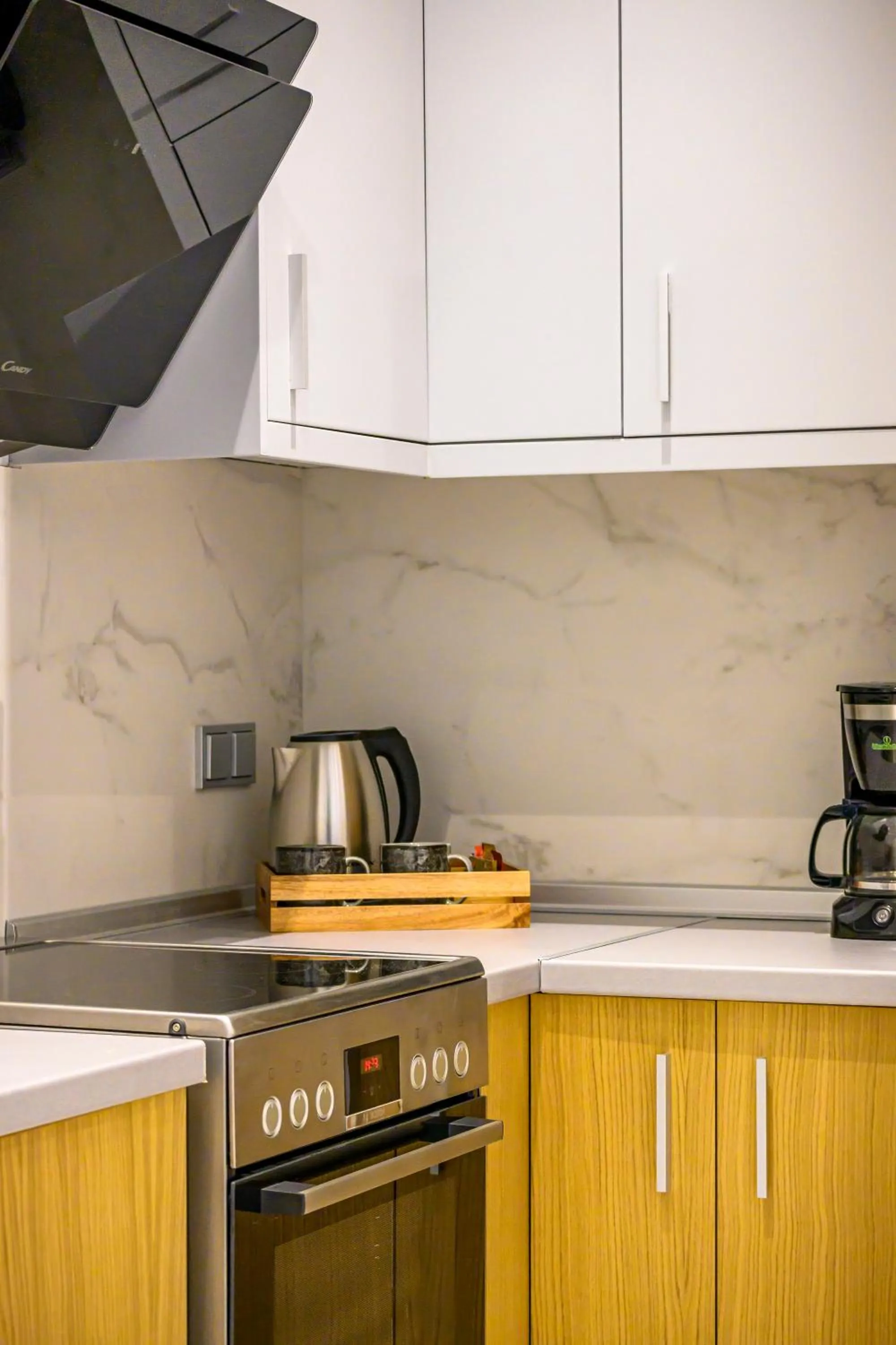 Kitchen or kitchenette in Kima Premium Apartments