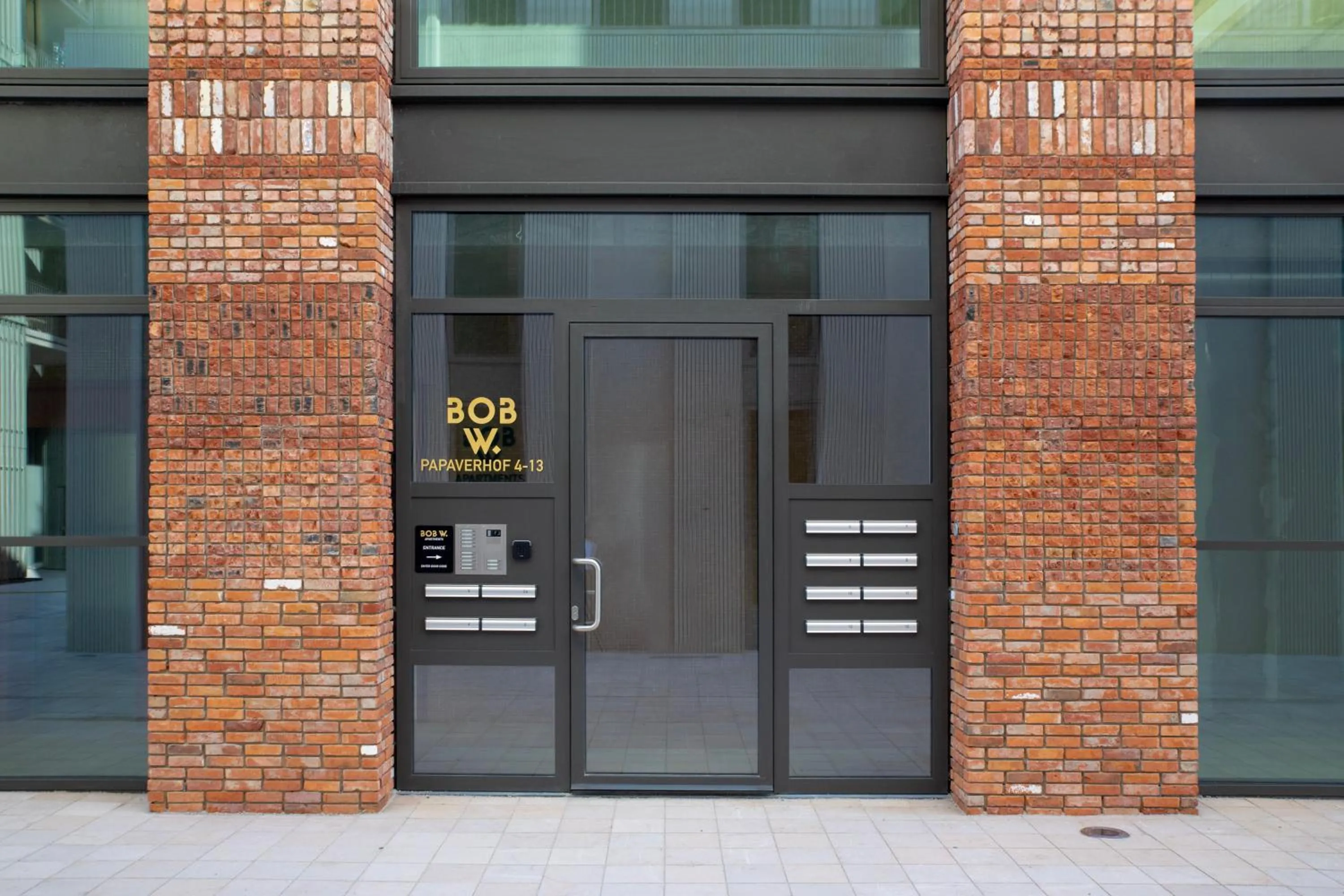 Facade/entrance in Bob W Amsterdam Noord