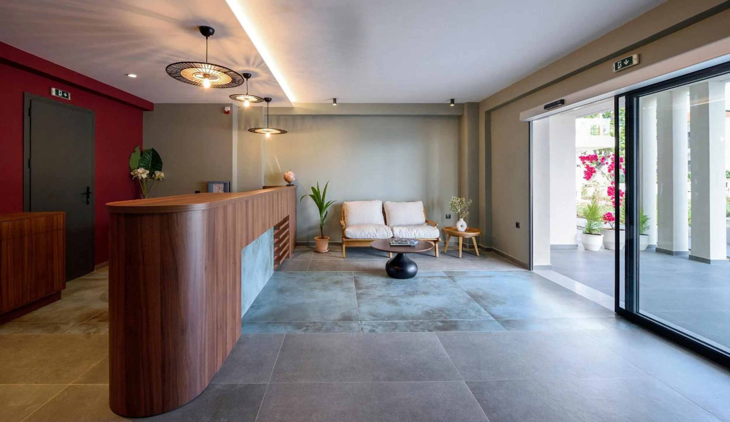 Lobby or reception in Amyntas Seafront Hotel