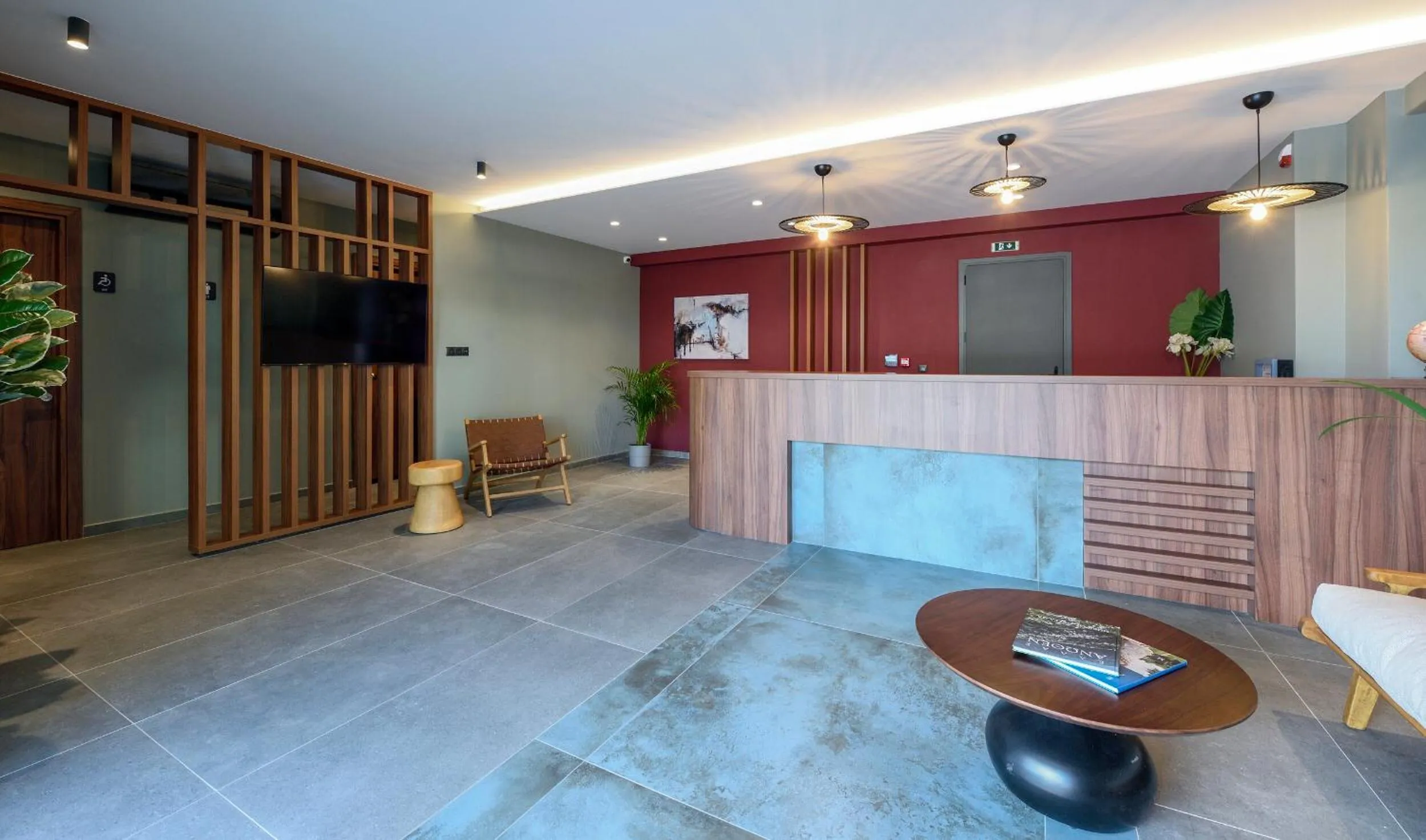 Lobby or reception in Amyntas Seafront Hotel