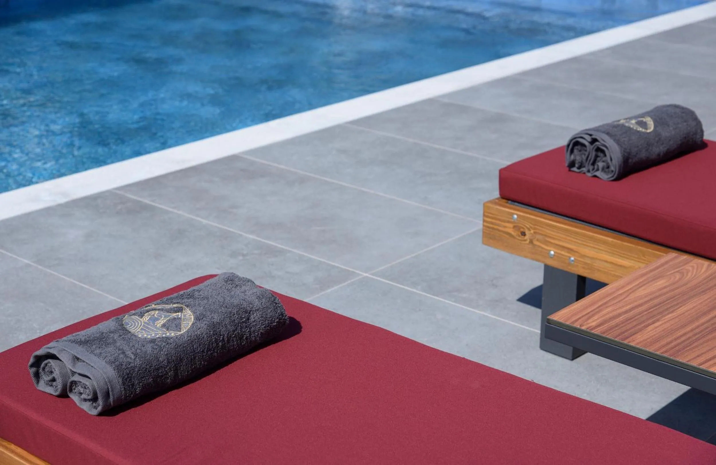 Swimming pool in Amyntas Seafront Hotel