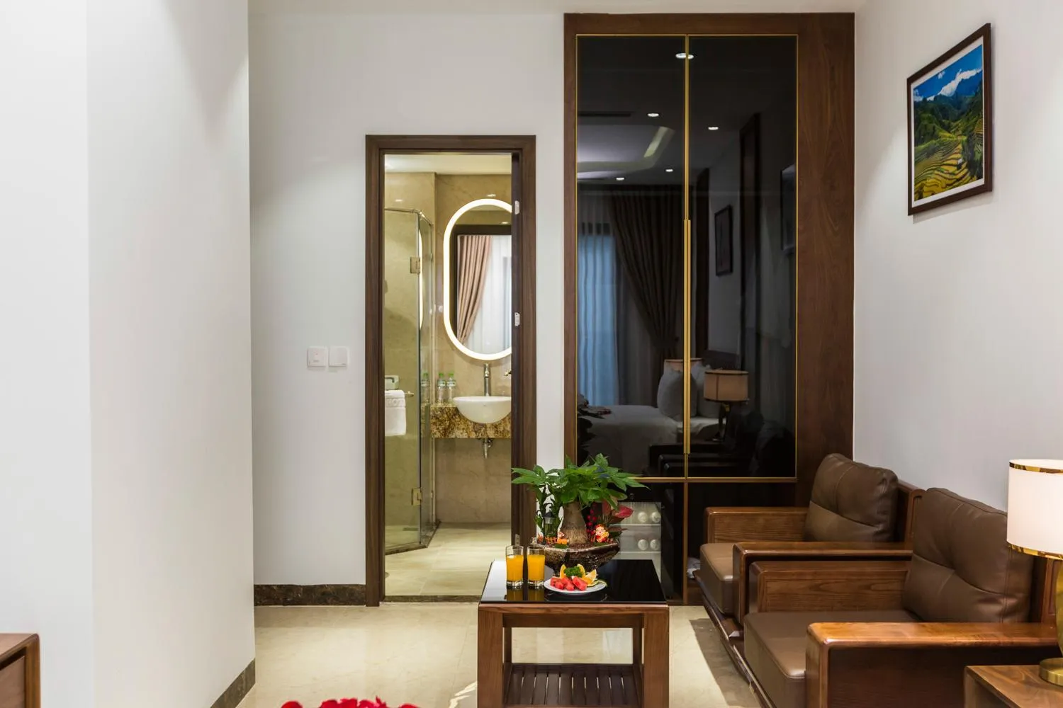 Seating area in Blubiz Hotel Mỹ Đình (Blubiz Hotel 2)