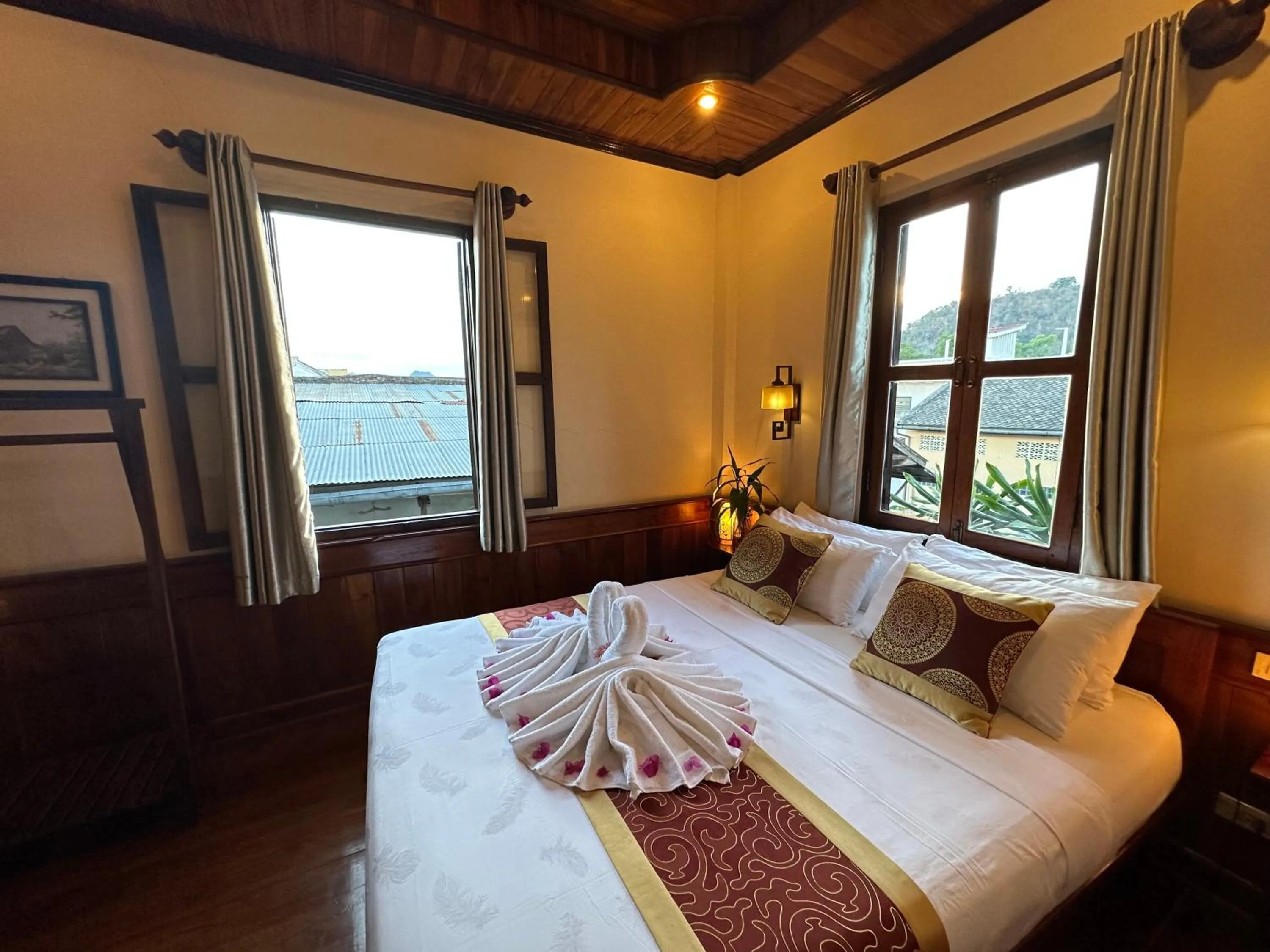 Bed in Ammata Boutique Villa