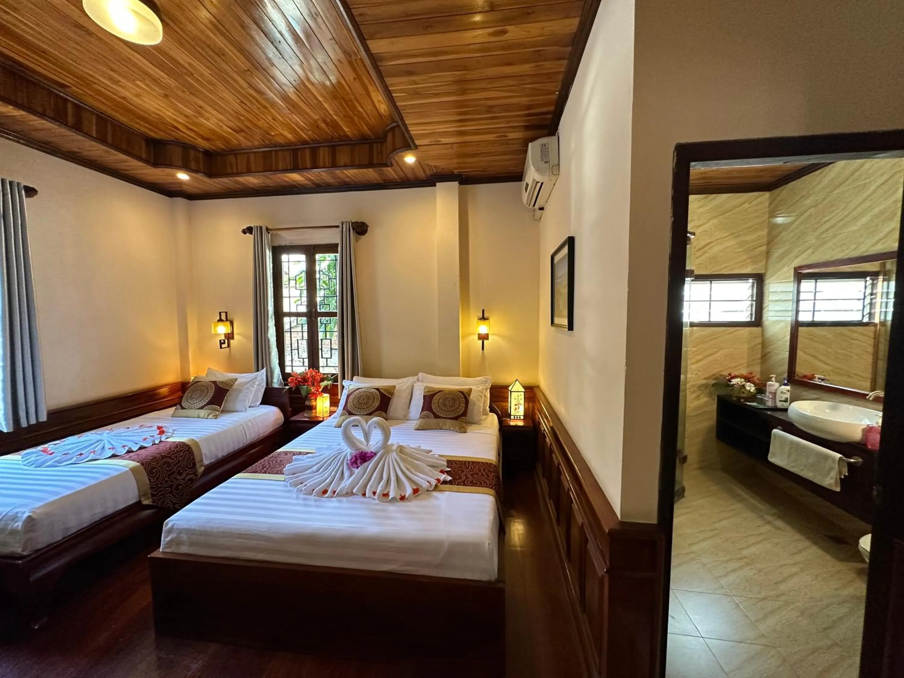 Bed in Ammata Boutique Villa