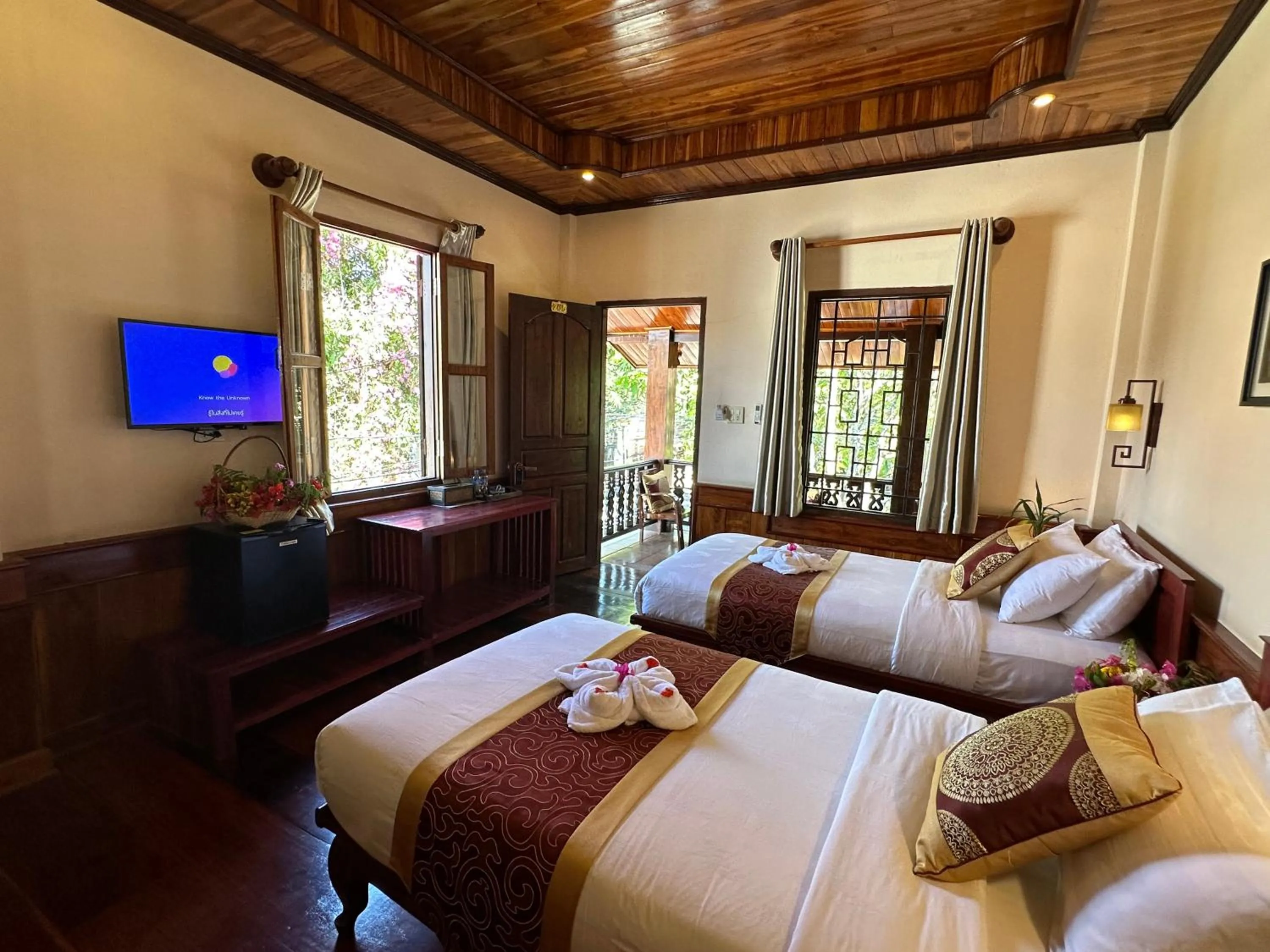 Bed in Ammata Boutique Villa