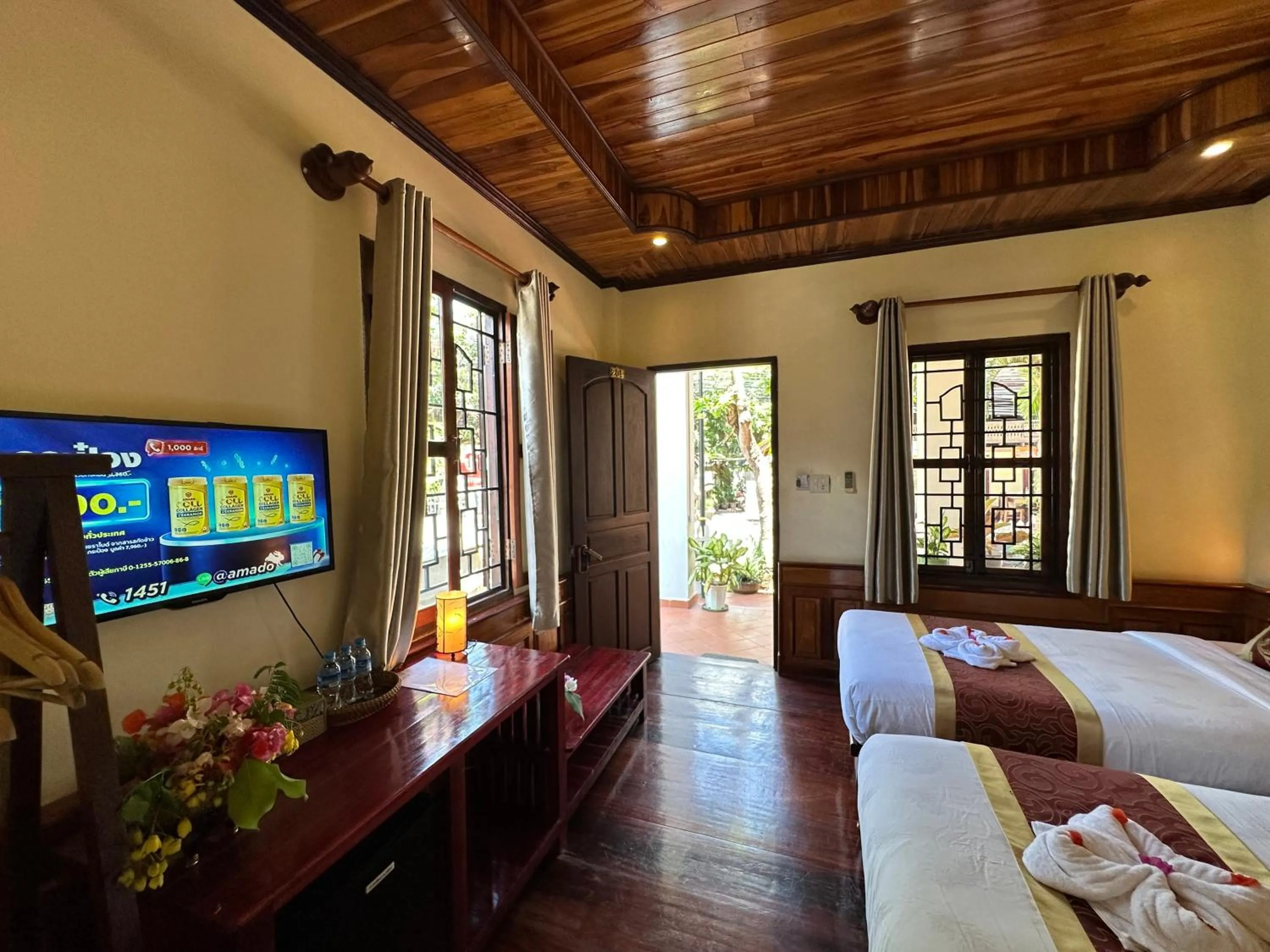 Bed in Ammata Boutique Villa