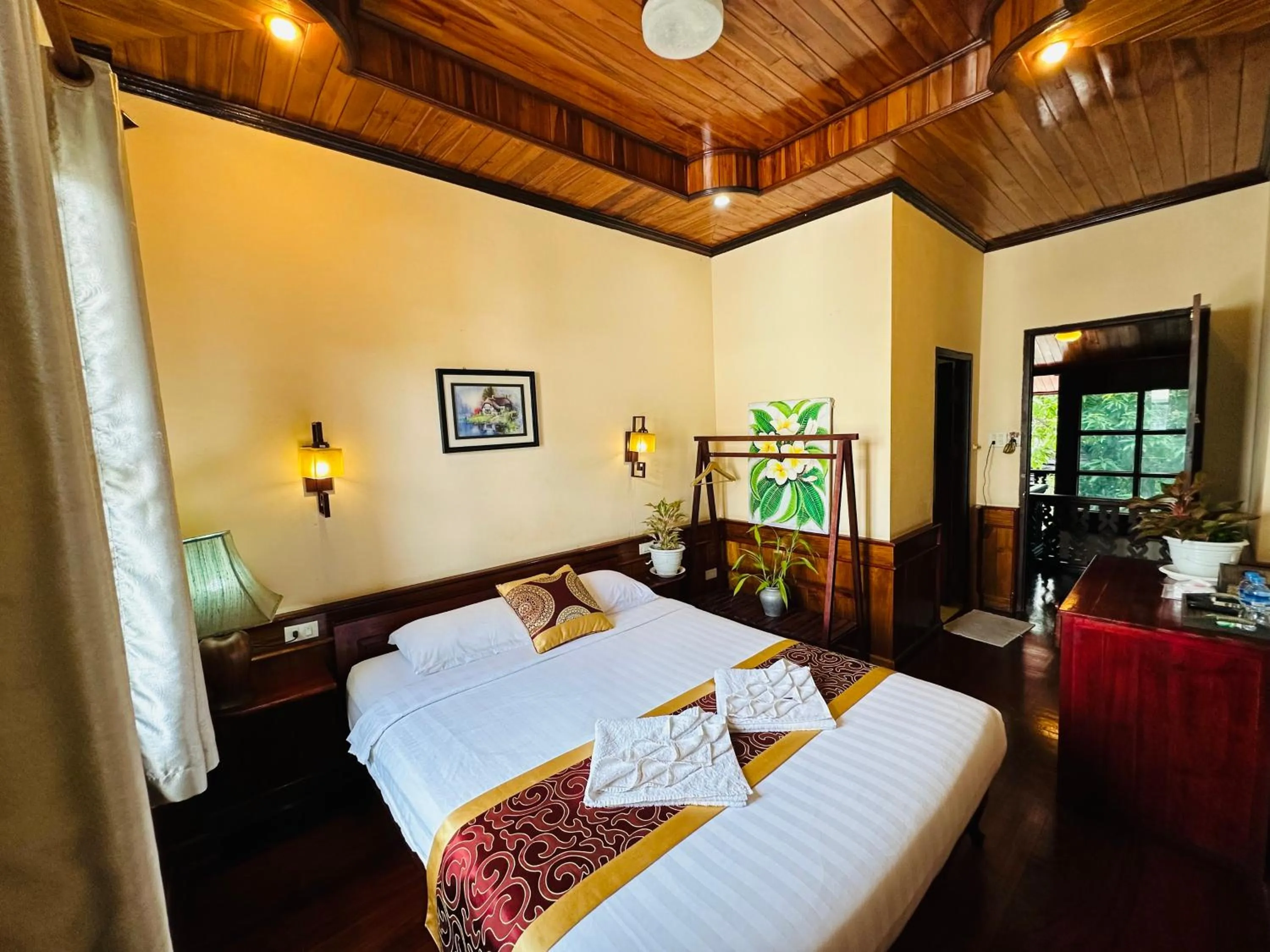 Bed in Ammata Boutique Villa