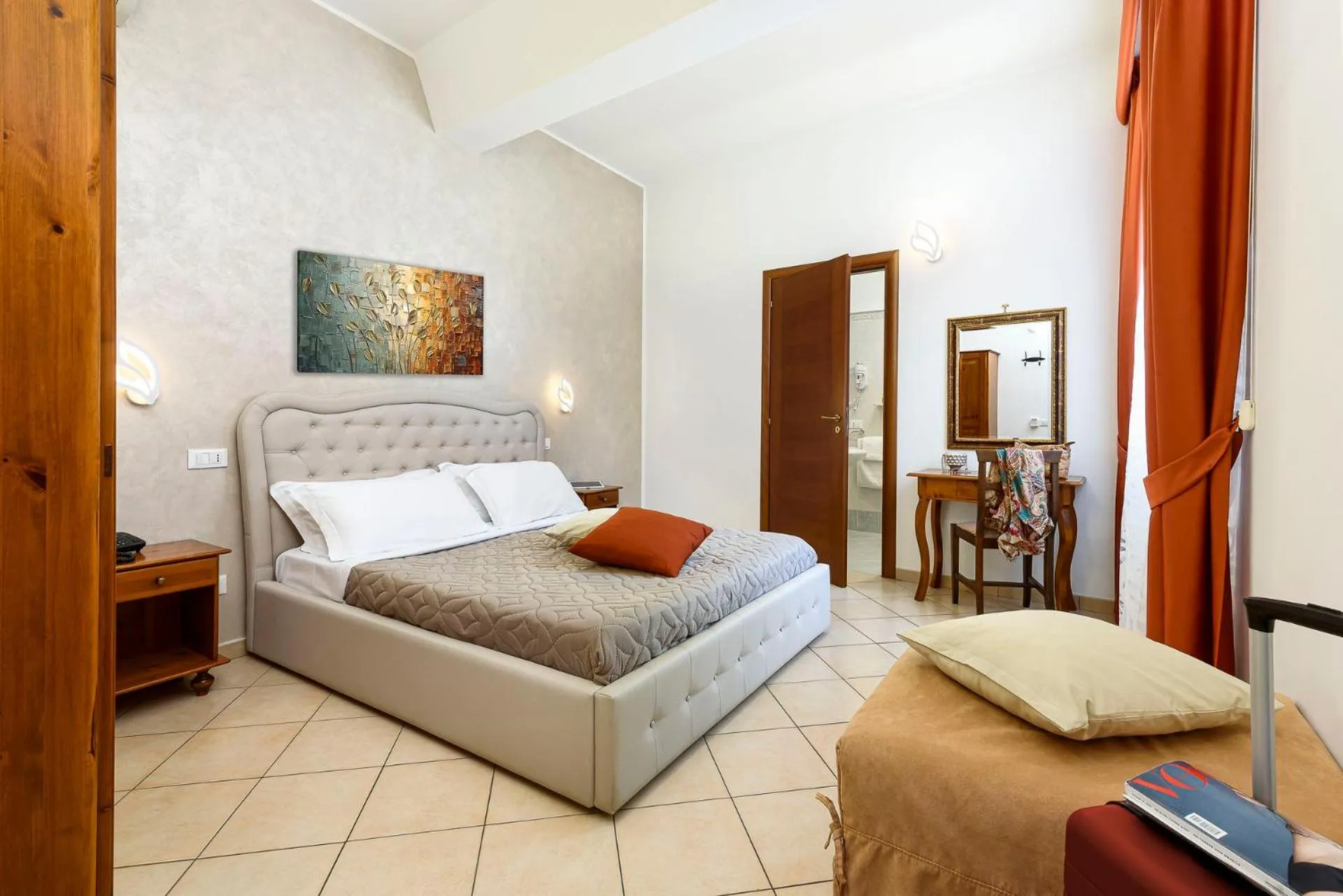 Bedroom, Bed in Hotel La Darsena