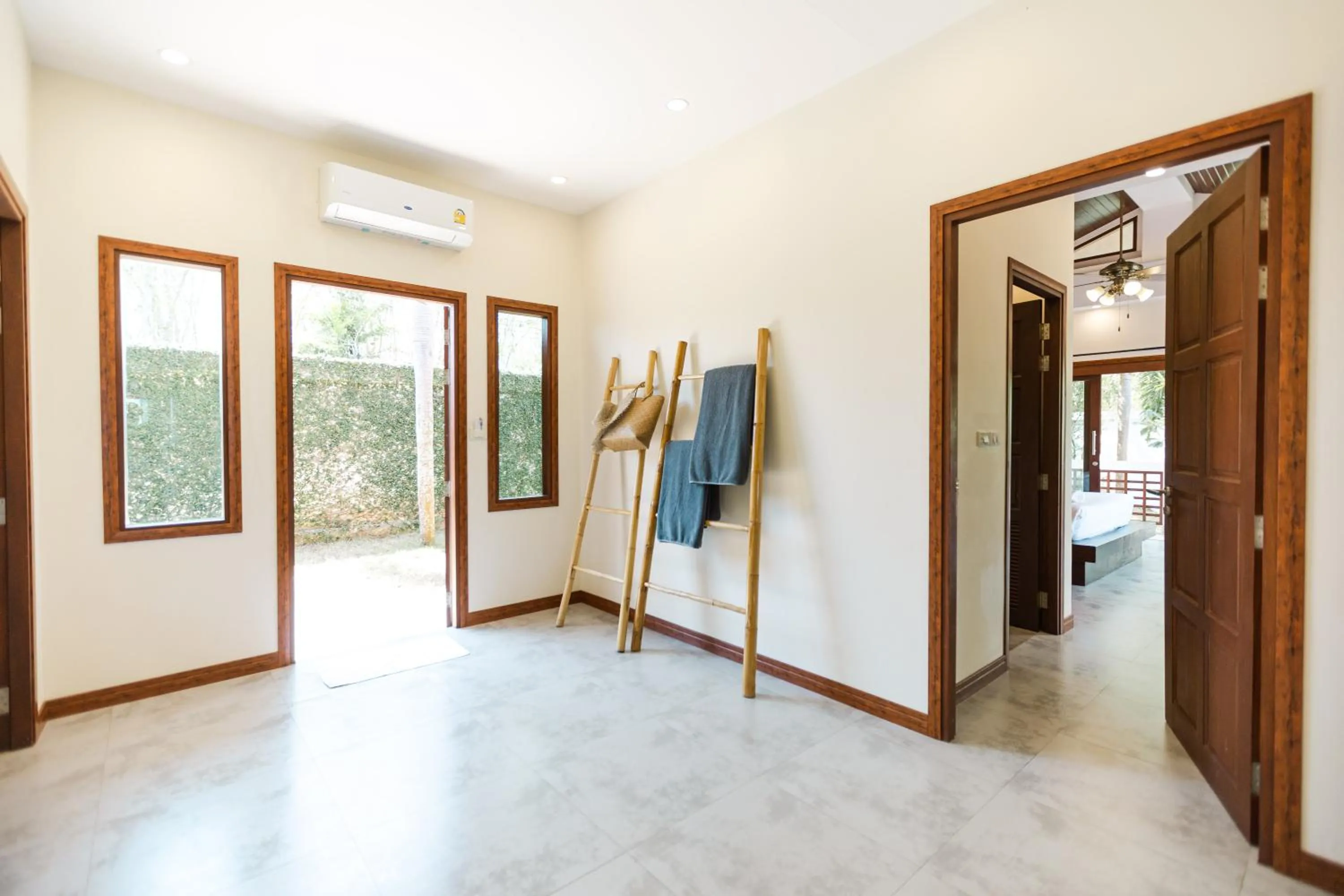 fireplace in Cliff Haven Villa Krabi