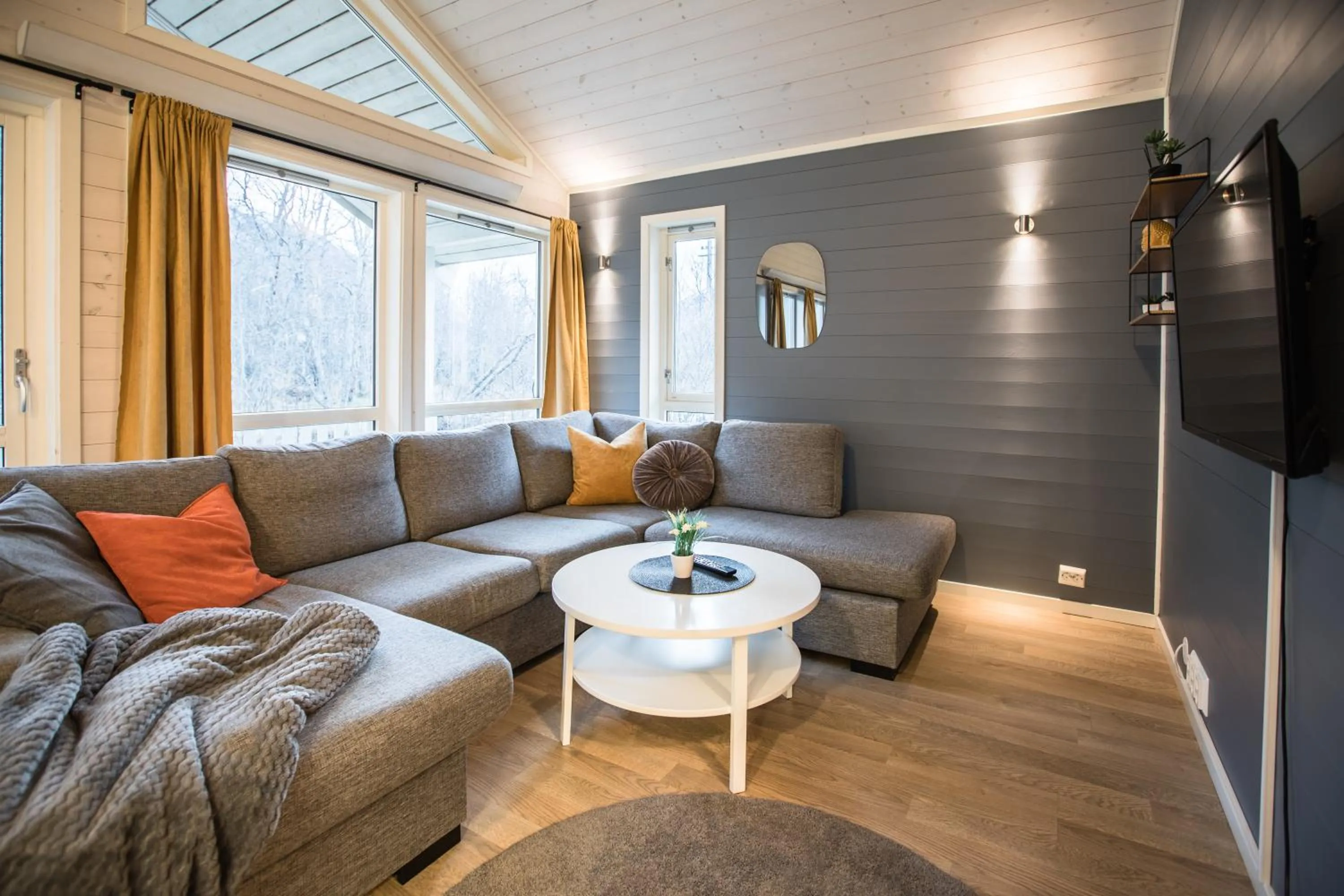Living room in Tromsø Lodge & Camping