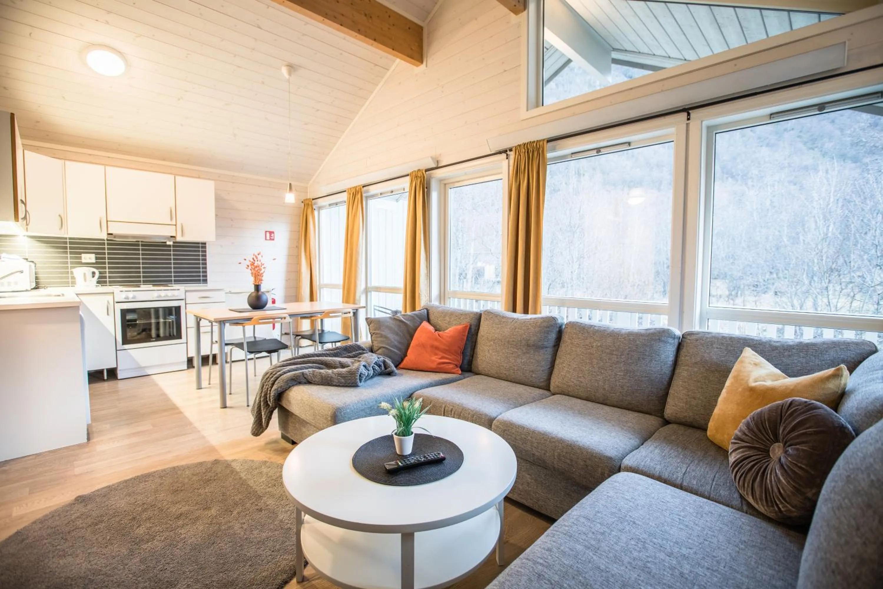 Kitchen or kitchenette in Tromsø Lodge & Camping