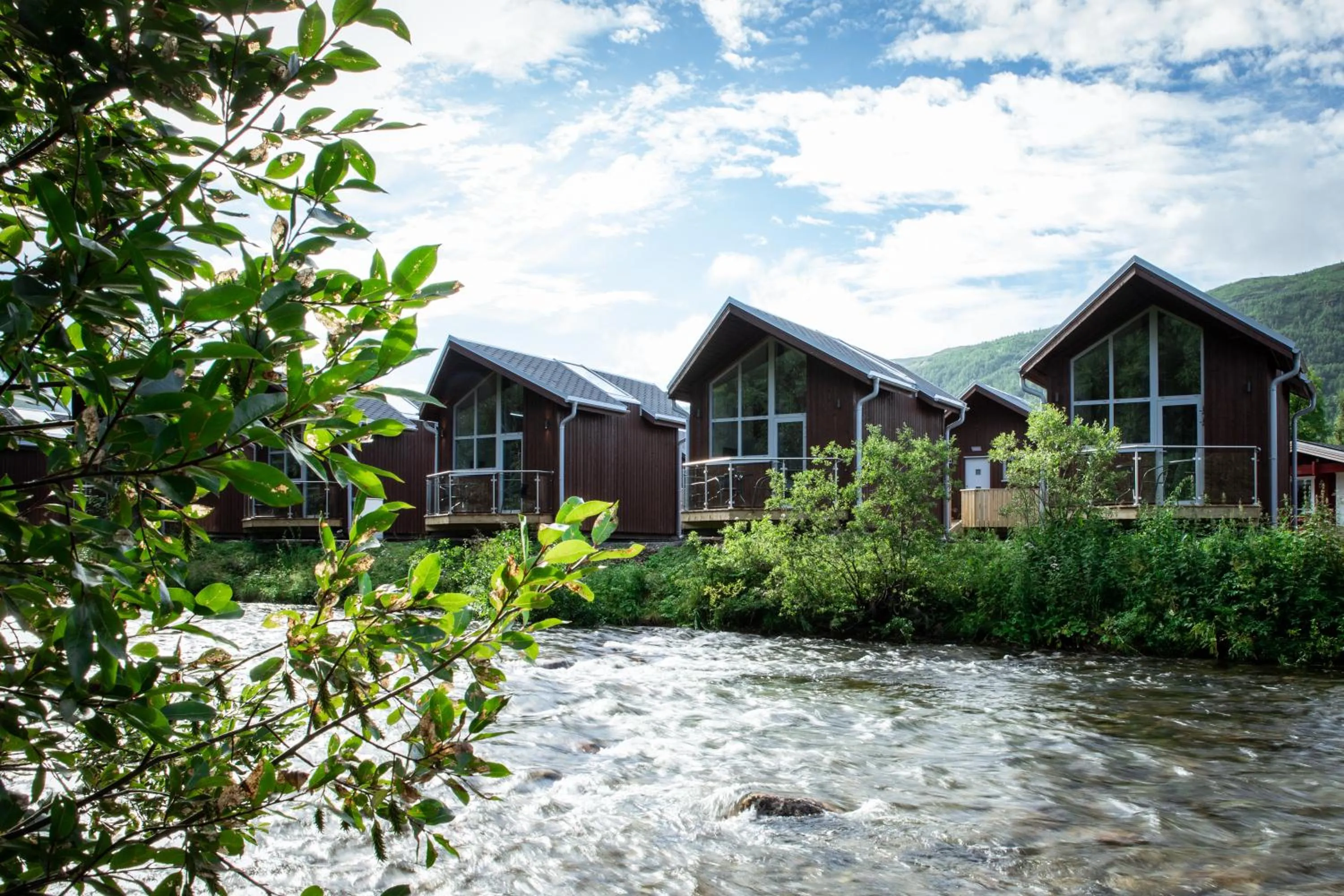 River view in Tromsø Lodge & Camping