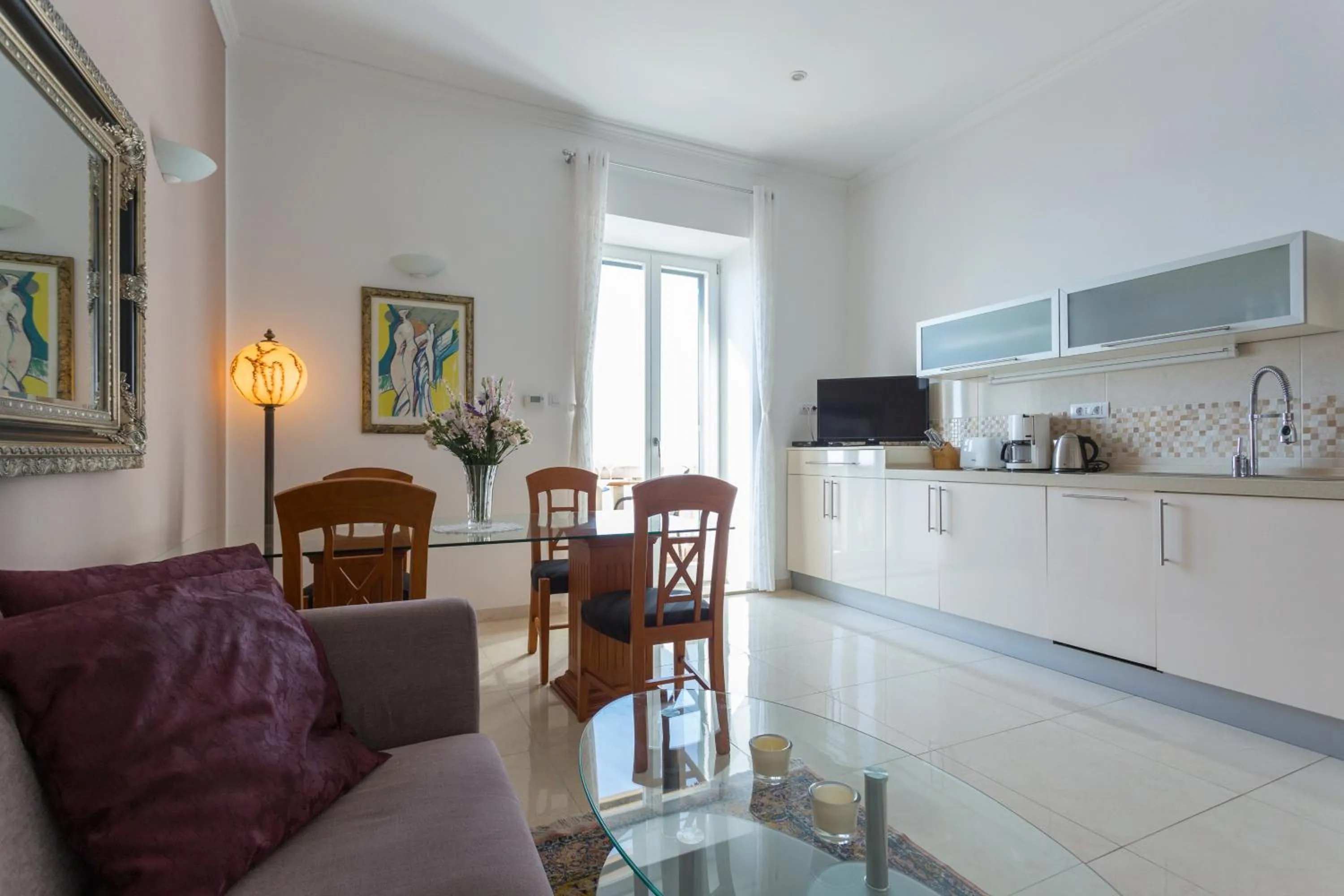 Kitchen or kitchenette in Apartments Villa Victoria
