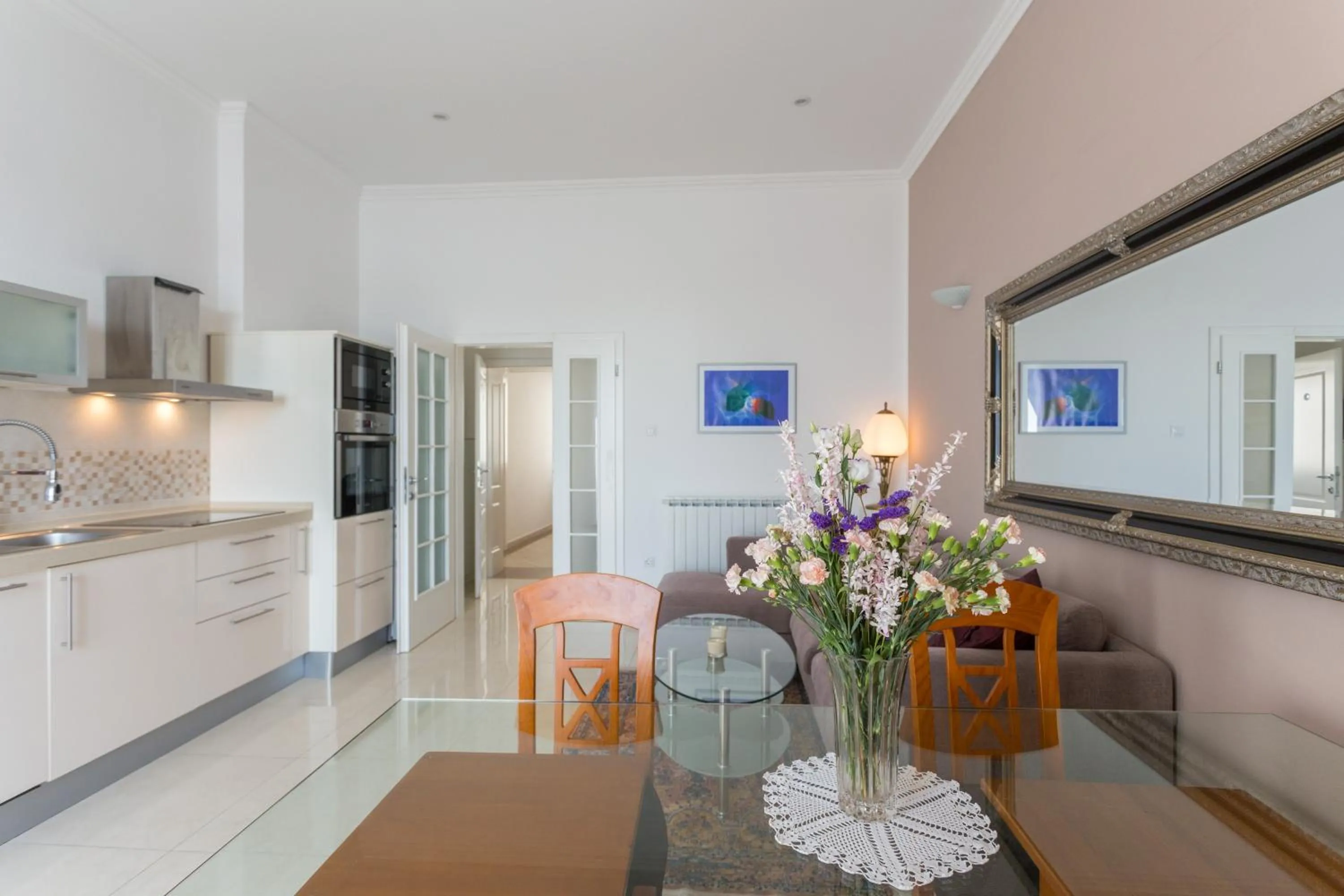 Kitchen or kitchenette in Apartments Villa Victoria