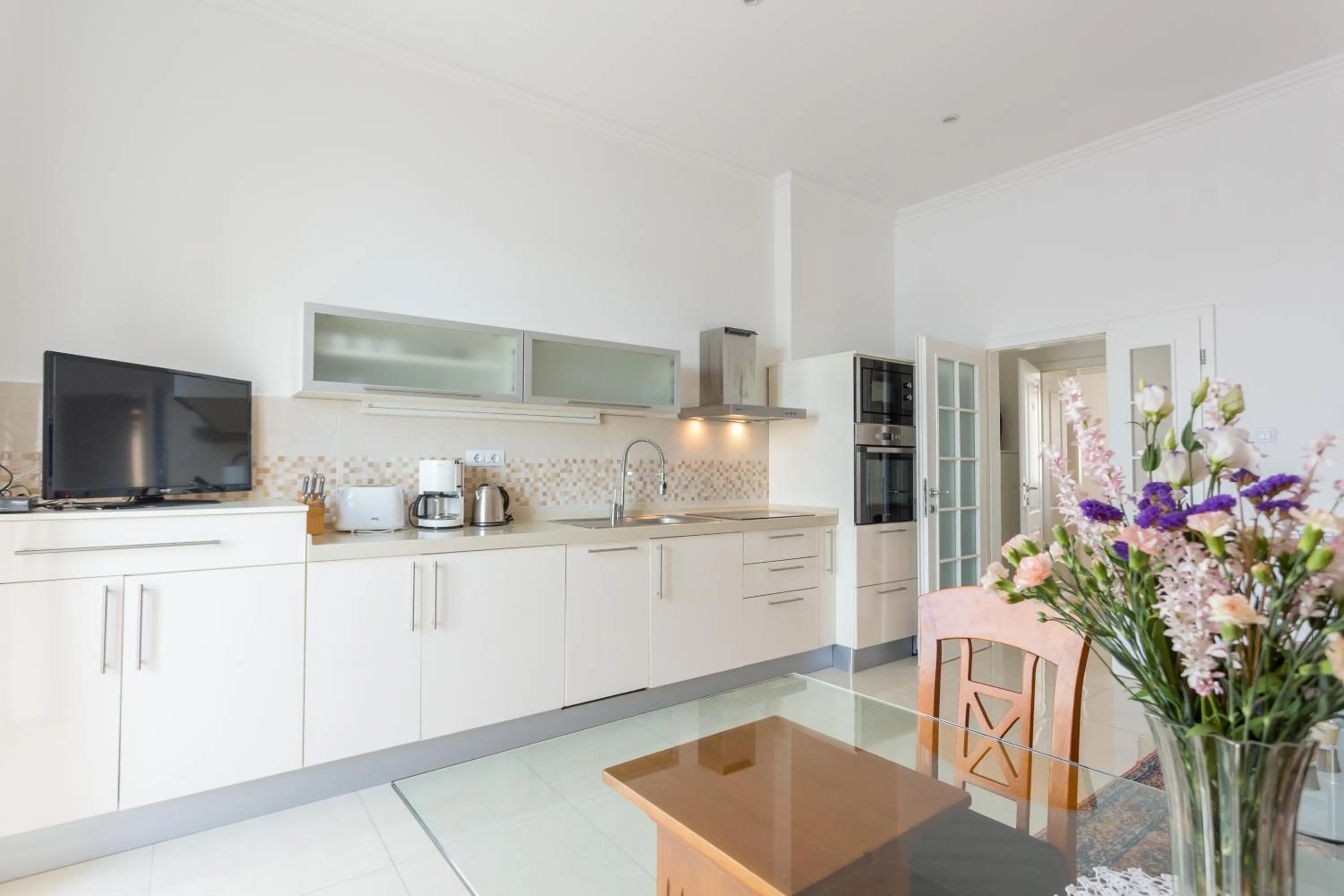 Kitchen or kitchenette in Apartments Villa Victoria