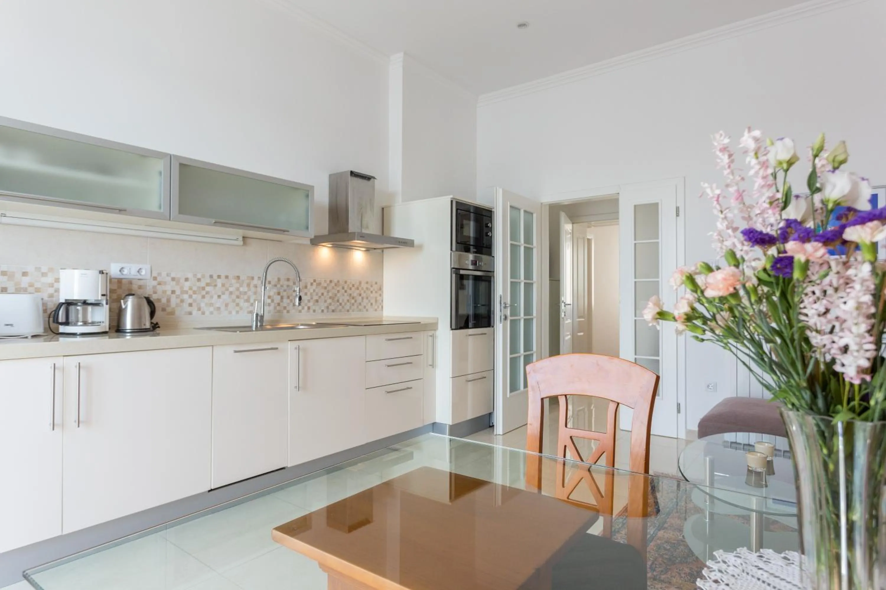 Kitchen or kitchenette in Apartments Villa Victoria