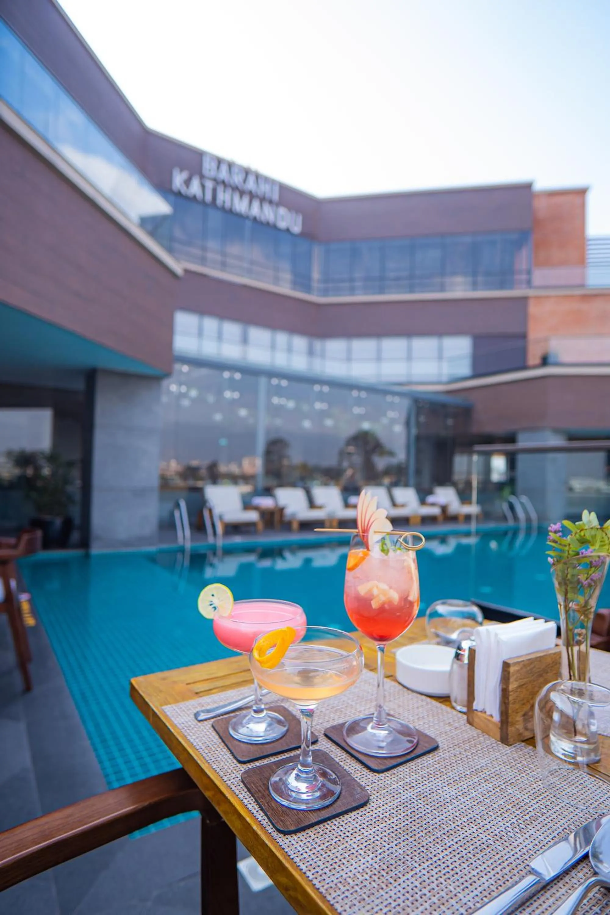 Swimming pool in Hotel Barahi Kathmandu