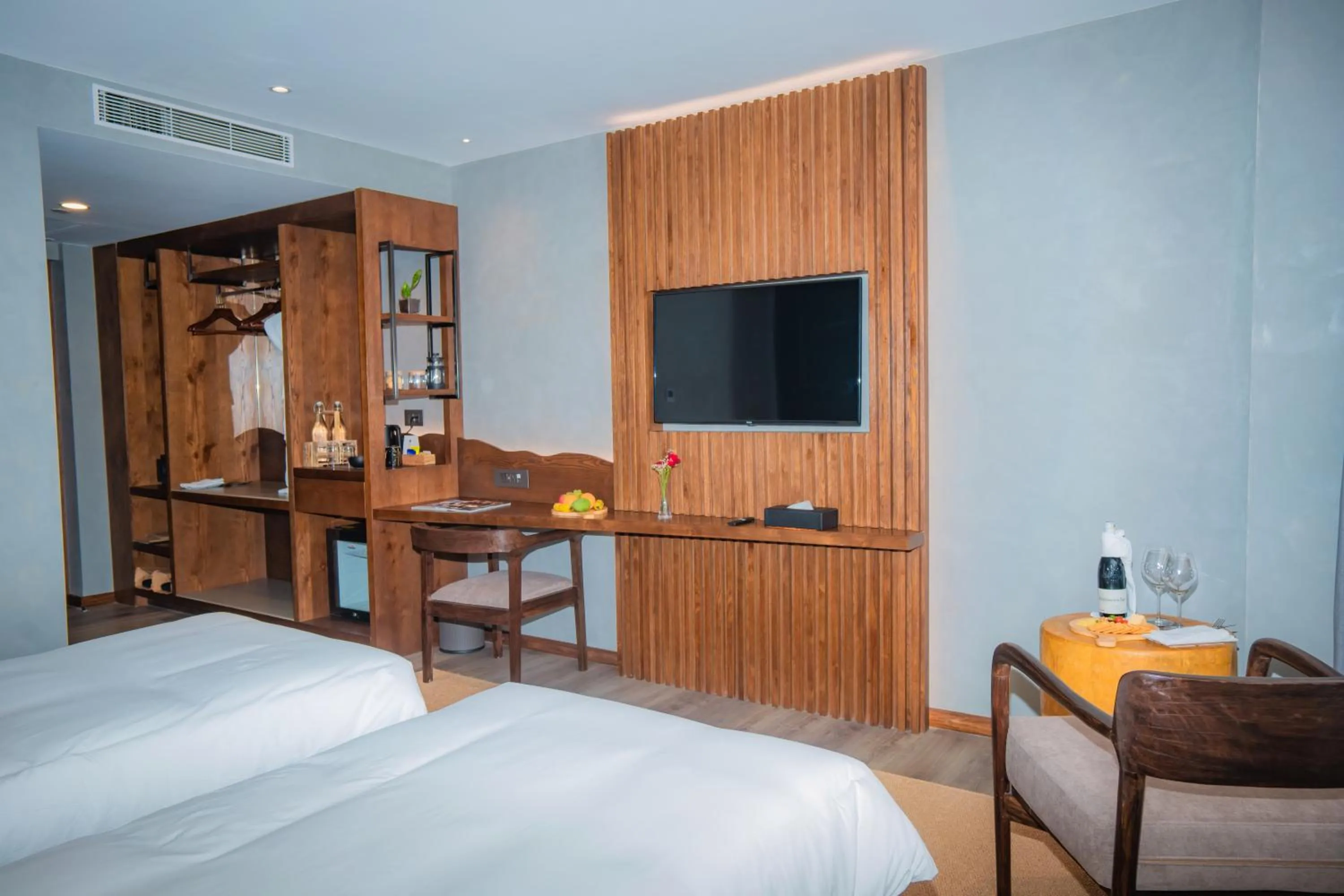 Bed in Hotel Barahi Kathmandu