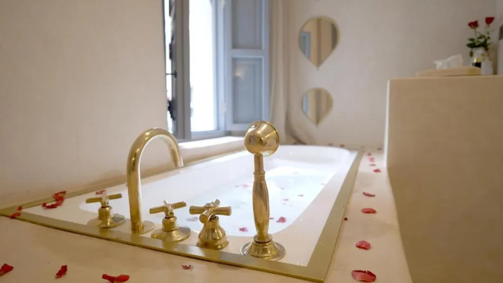 Bathroom in Riad Celema & Spa