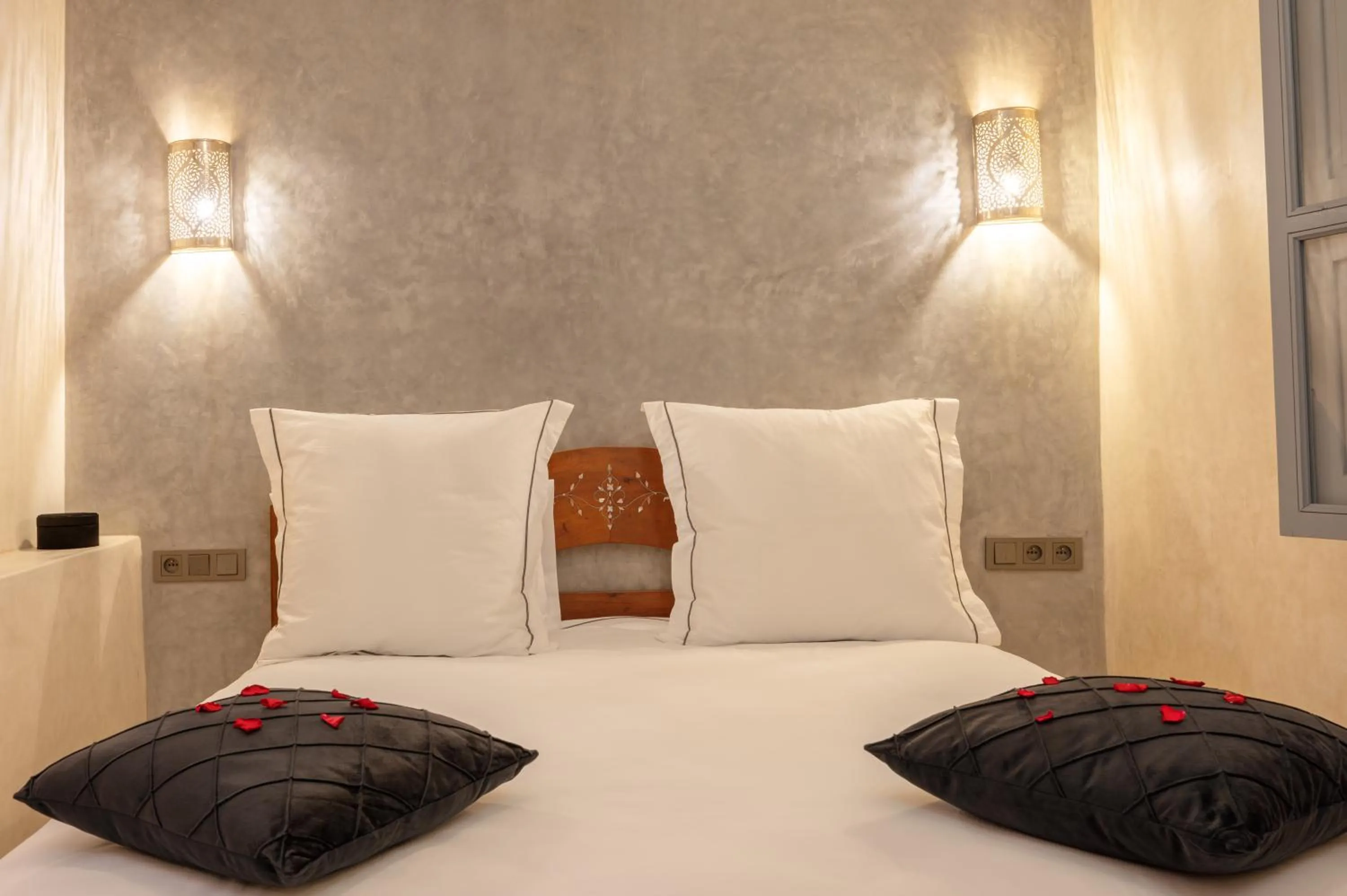 Bed in Riad Celema & Spa