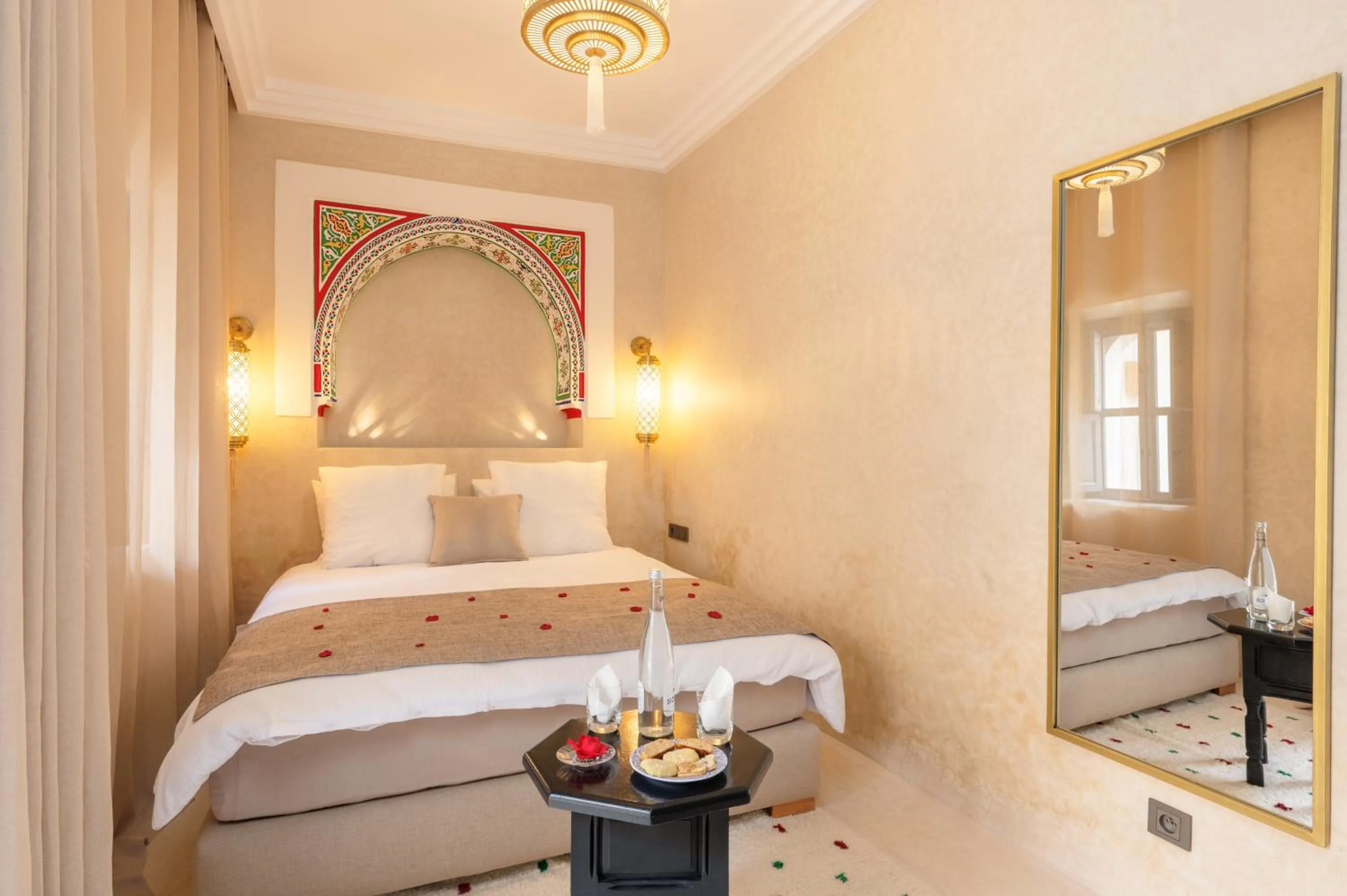 Bed in Riad Celema & Spa