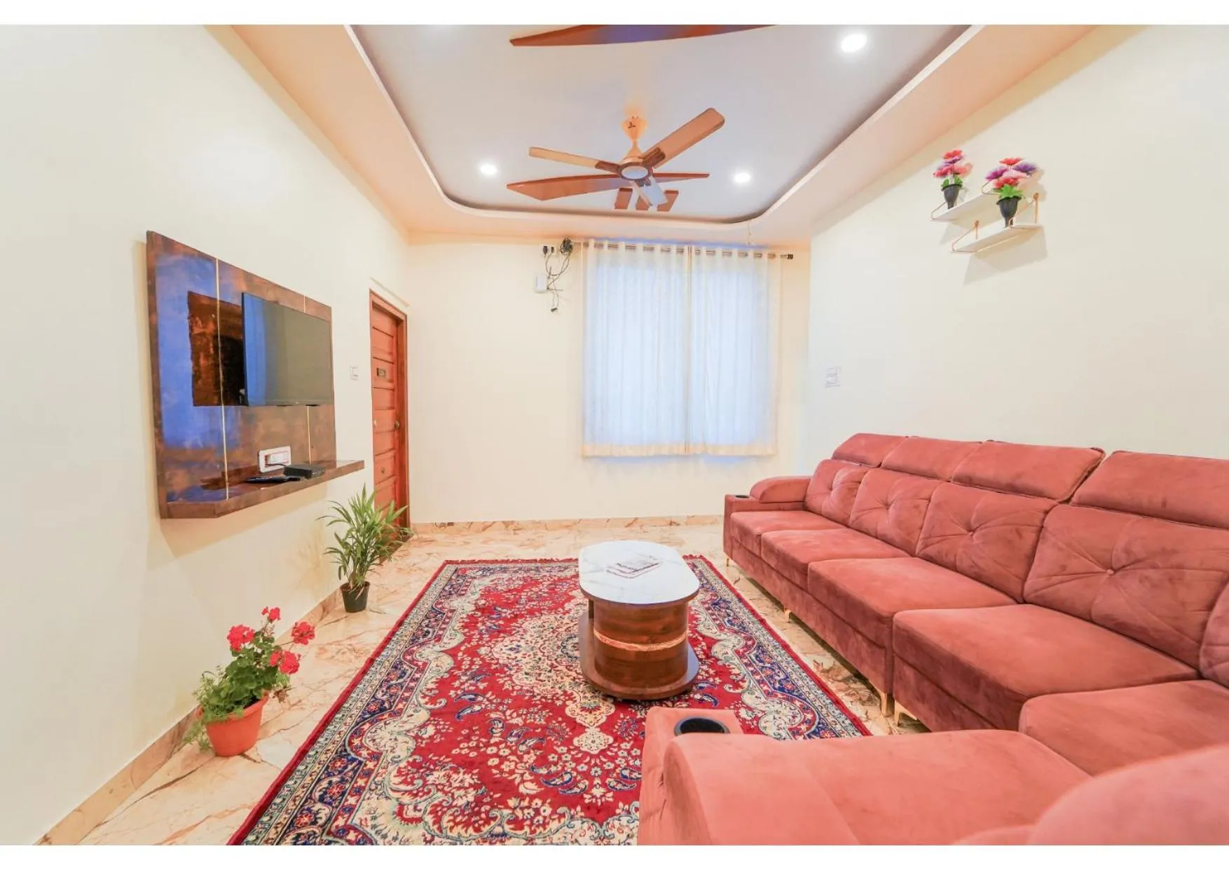 Living room in Saanjh Riverside Resort