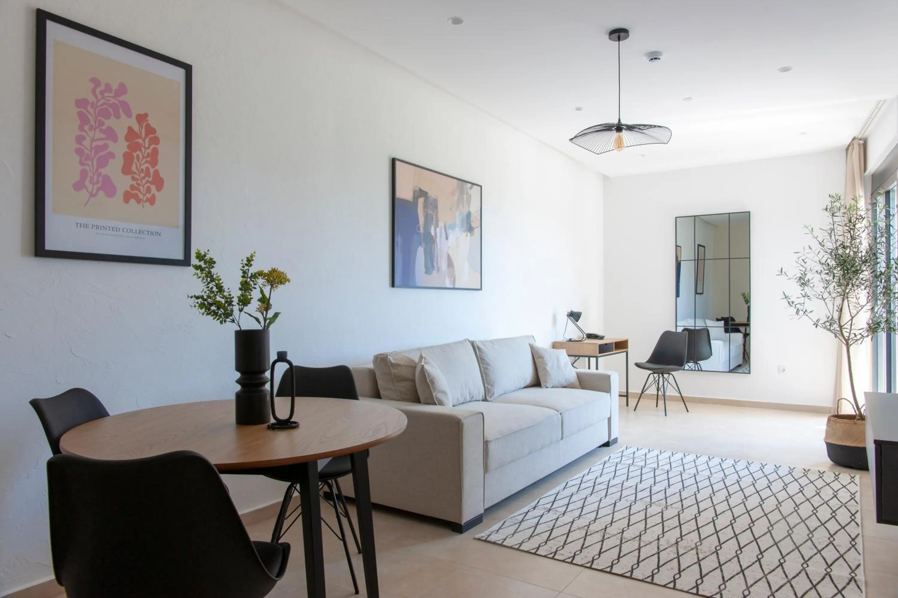 Living room in Soho Suites