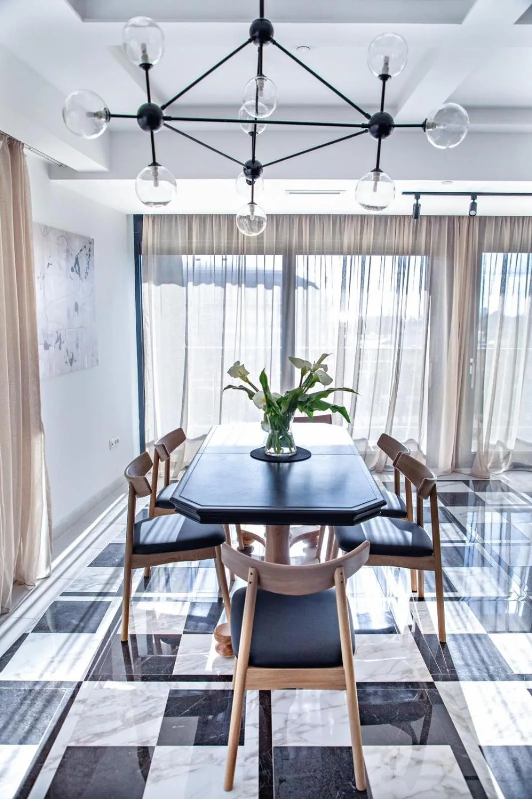 Dining area in Soho Suites