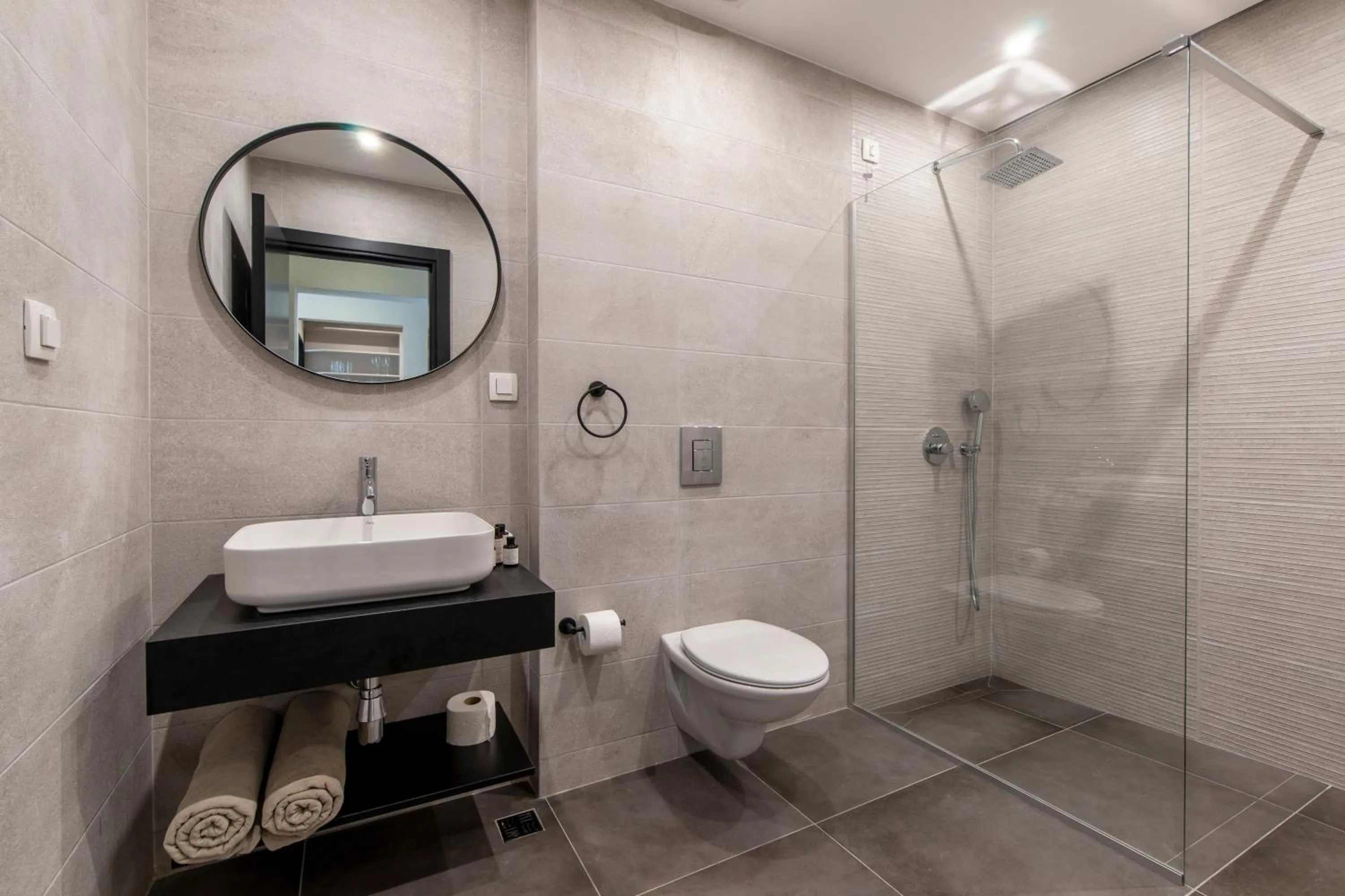 Shower in Soho Suites