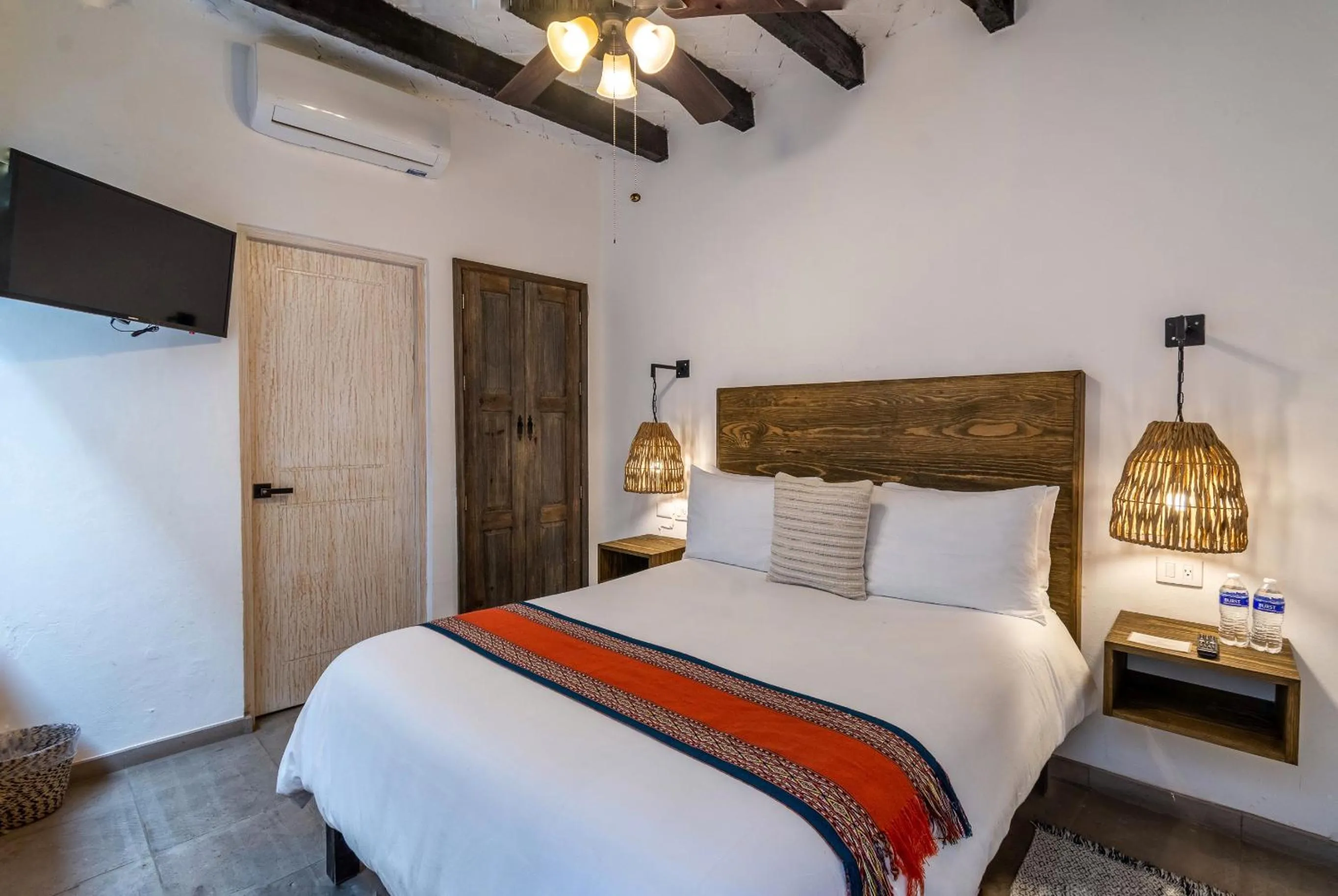 Bed in Casa Yuca Hotel Boutique