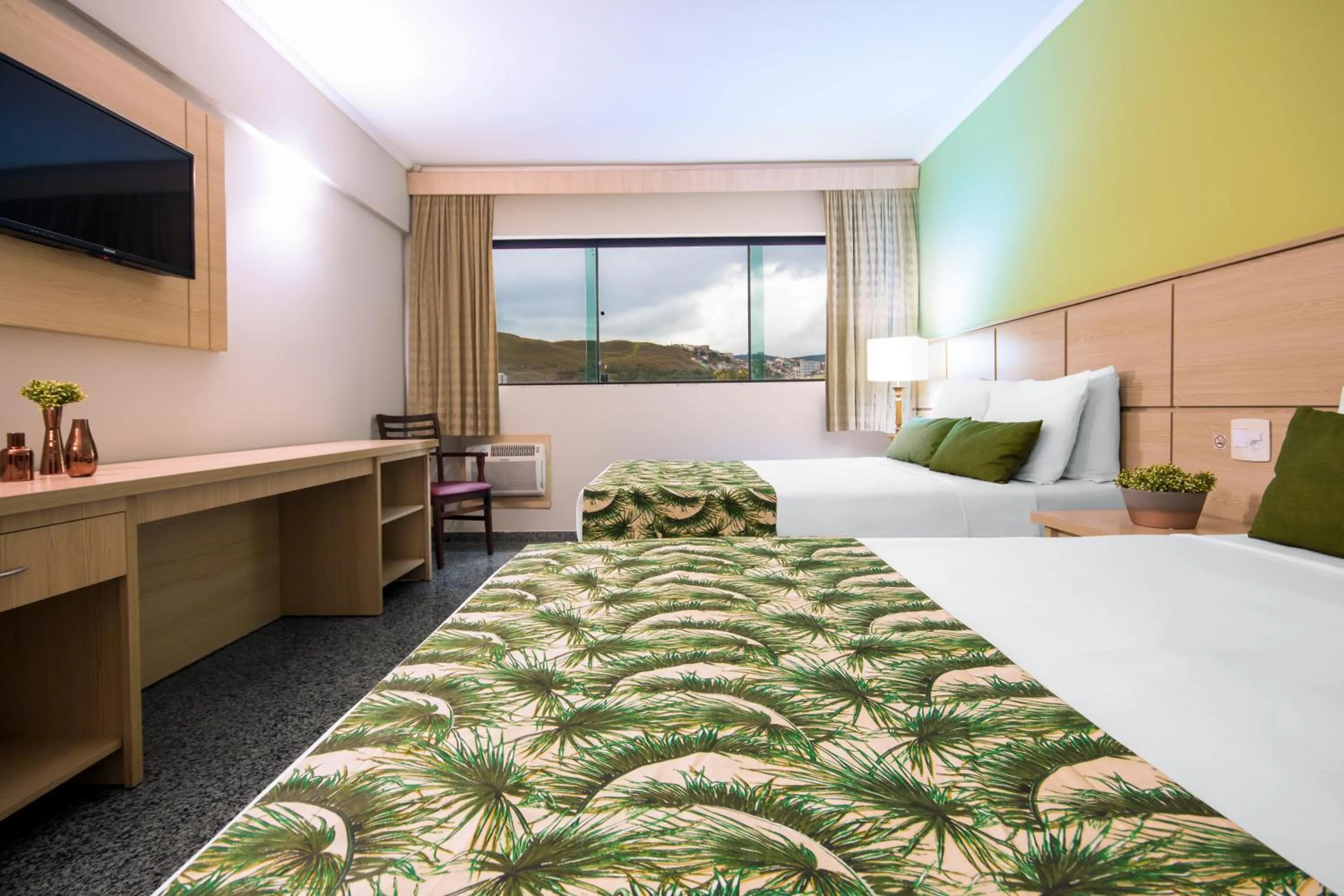 Bed in Thermas All Inclusive Resort Poços de Caldas By Nacional Inn