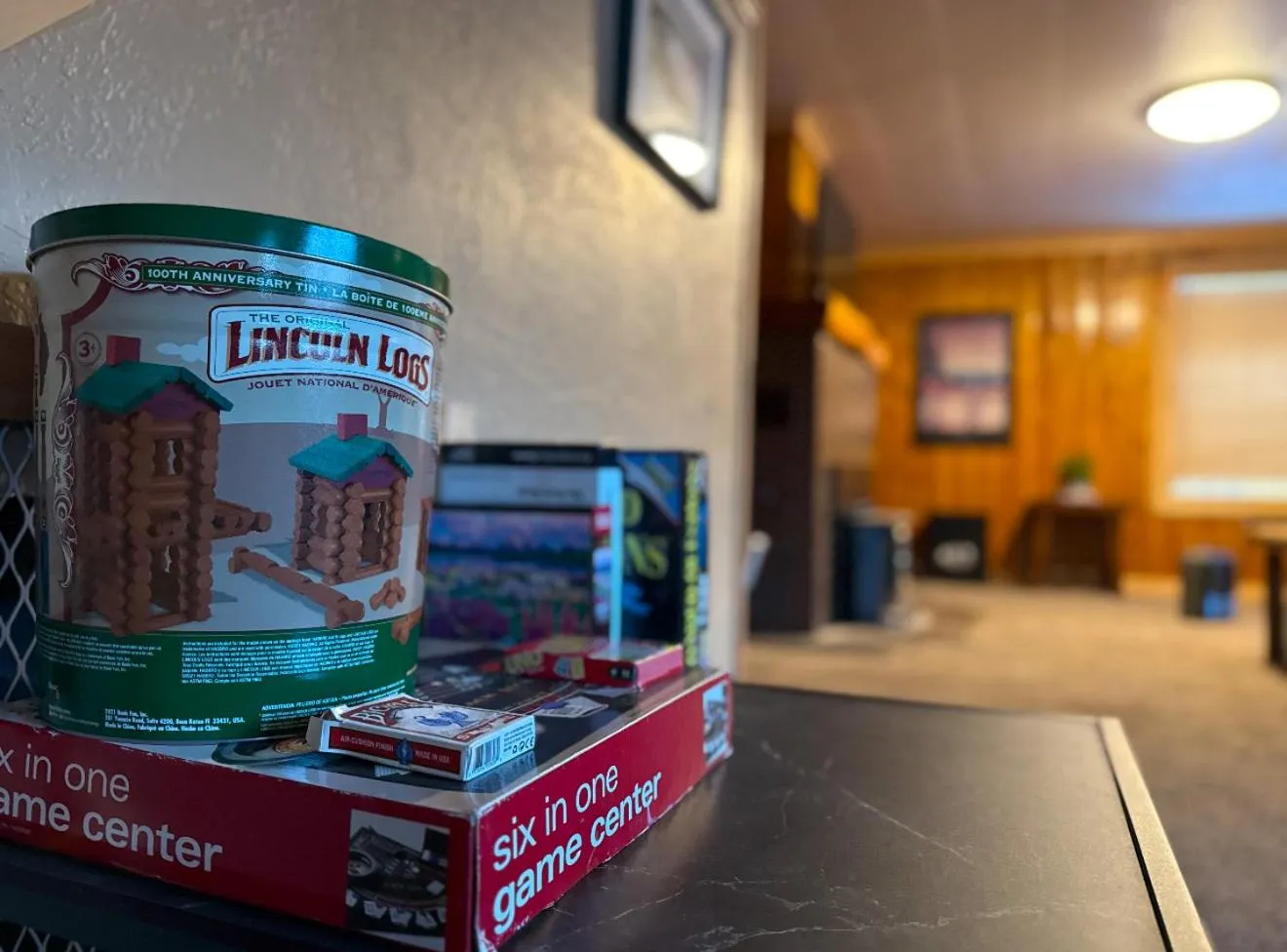 Game Room in Chinook Winds Lodge
