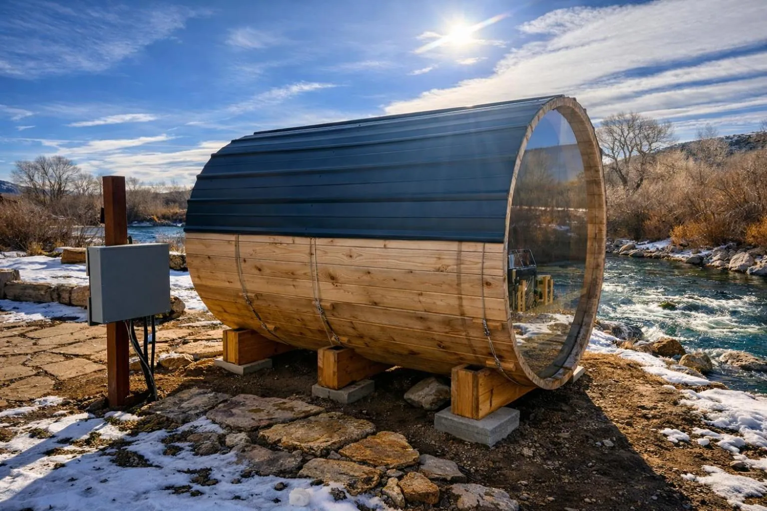 Natural landscape in Chinook Winds Lodge