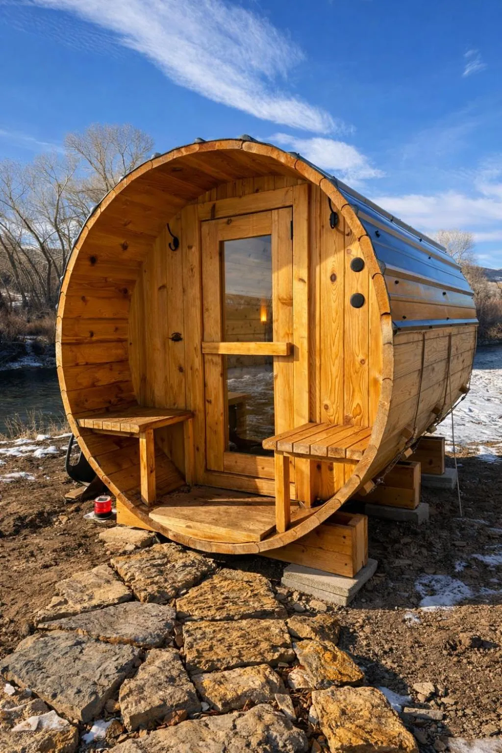 Sauna in Chinook Winds Lodge