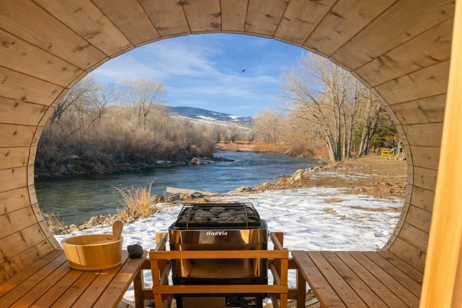 Sauna in Chinook Winds Lodge