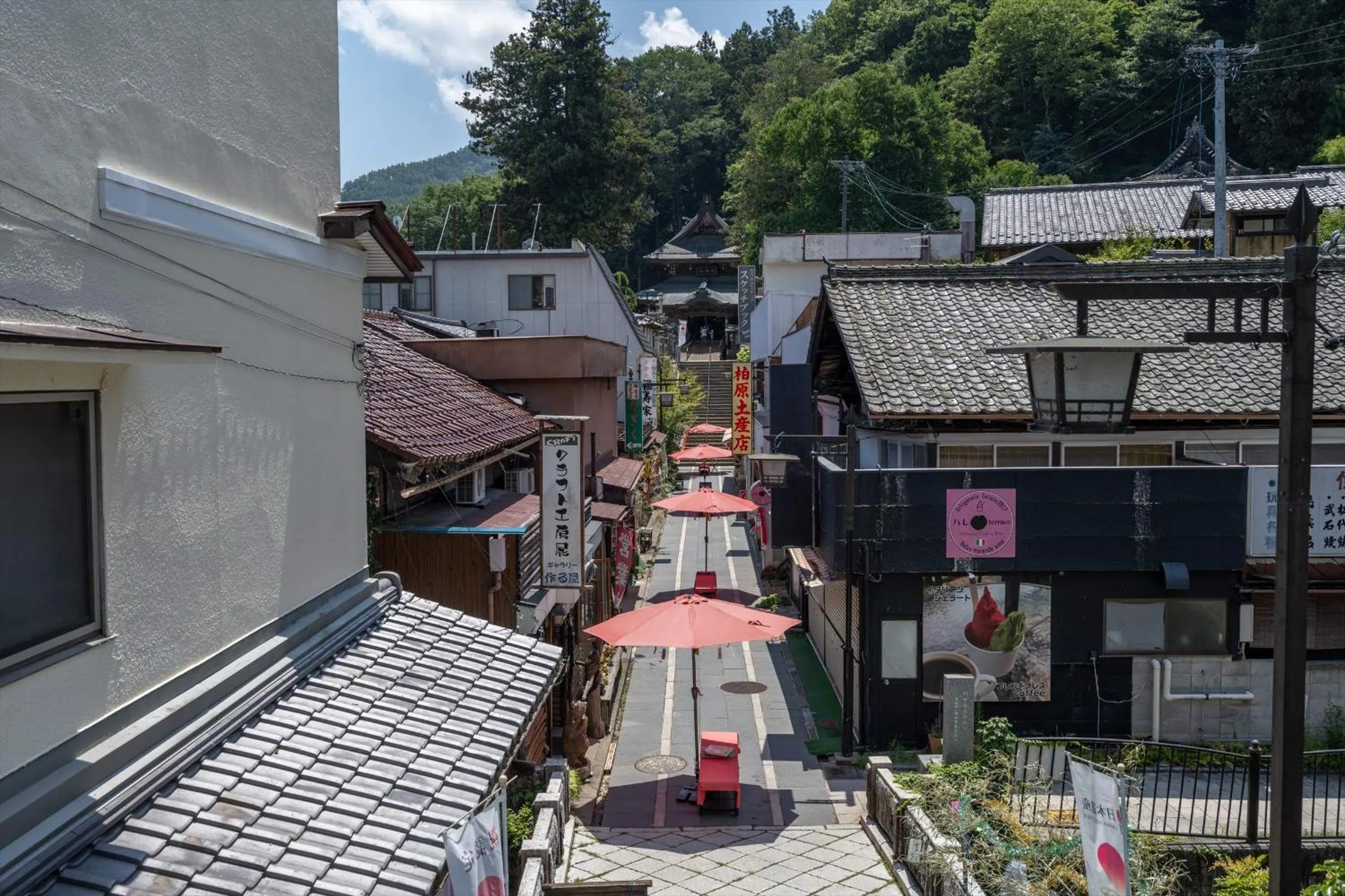 Nearby landmark in Bessho Onsen Midoriya