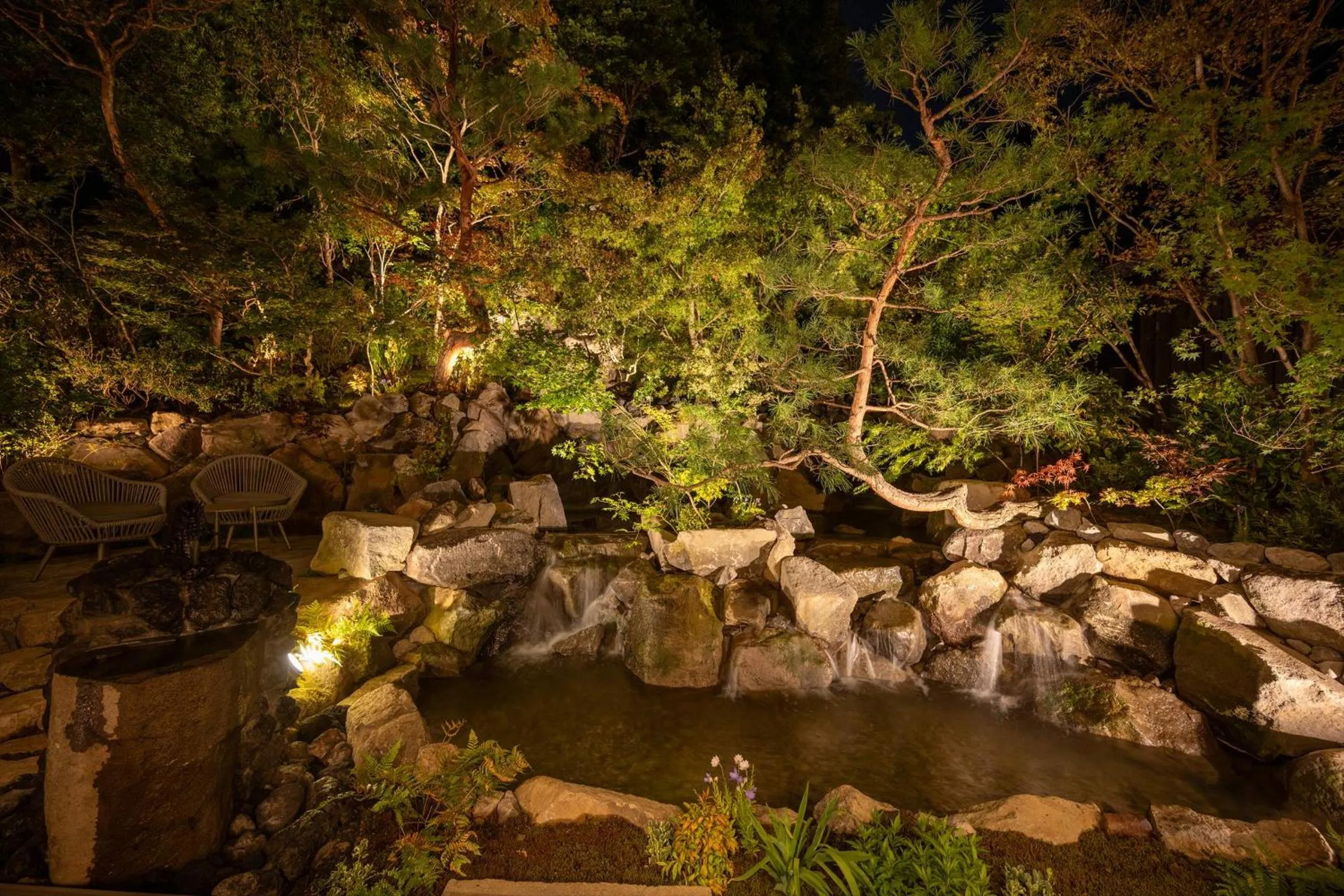 Garden view in Bessho Onsen Midoriya