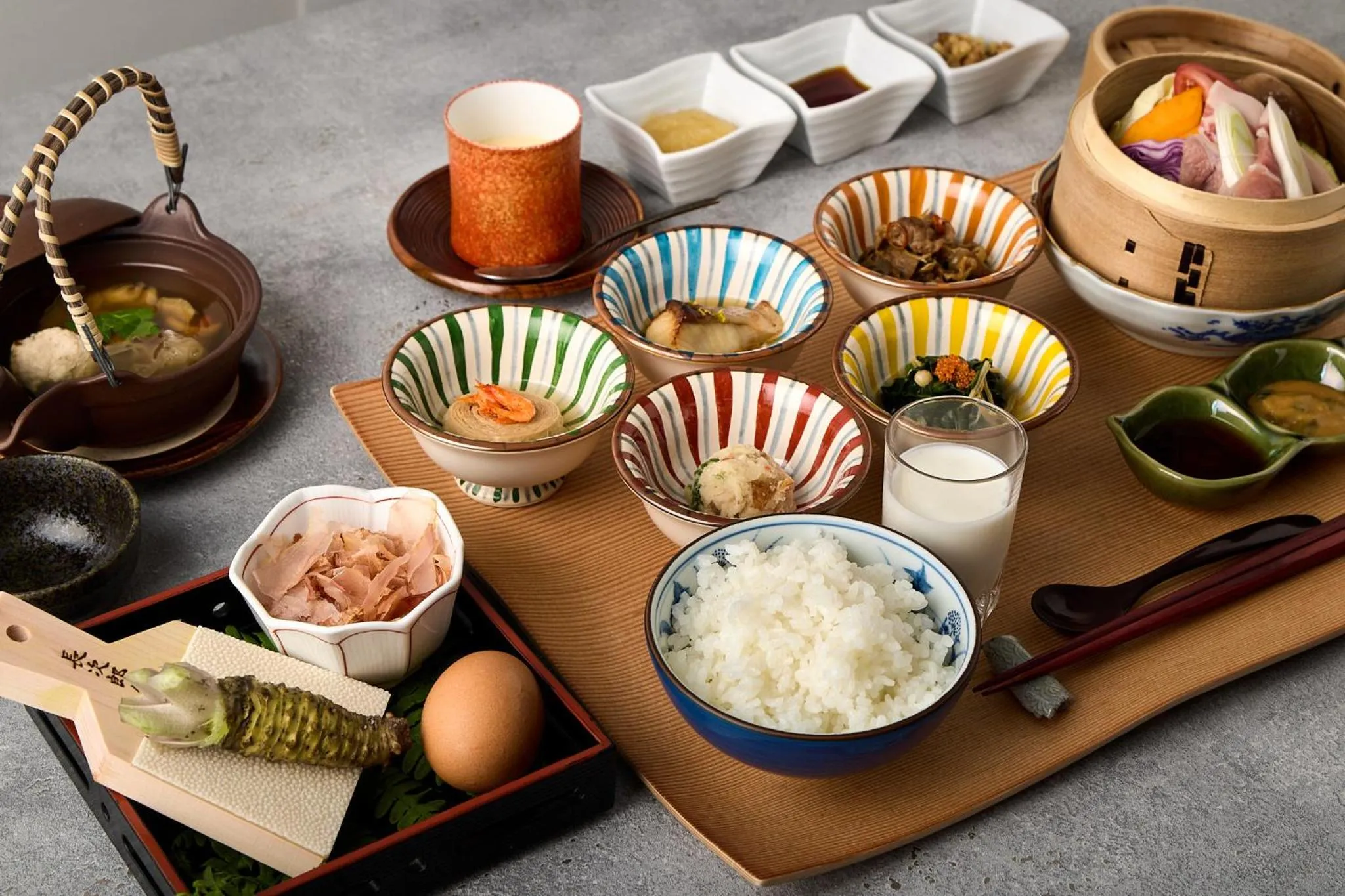 Breakfast in Bessho Onsen Midoriya