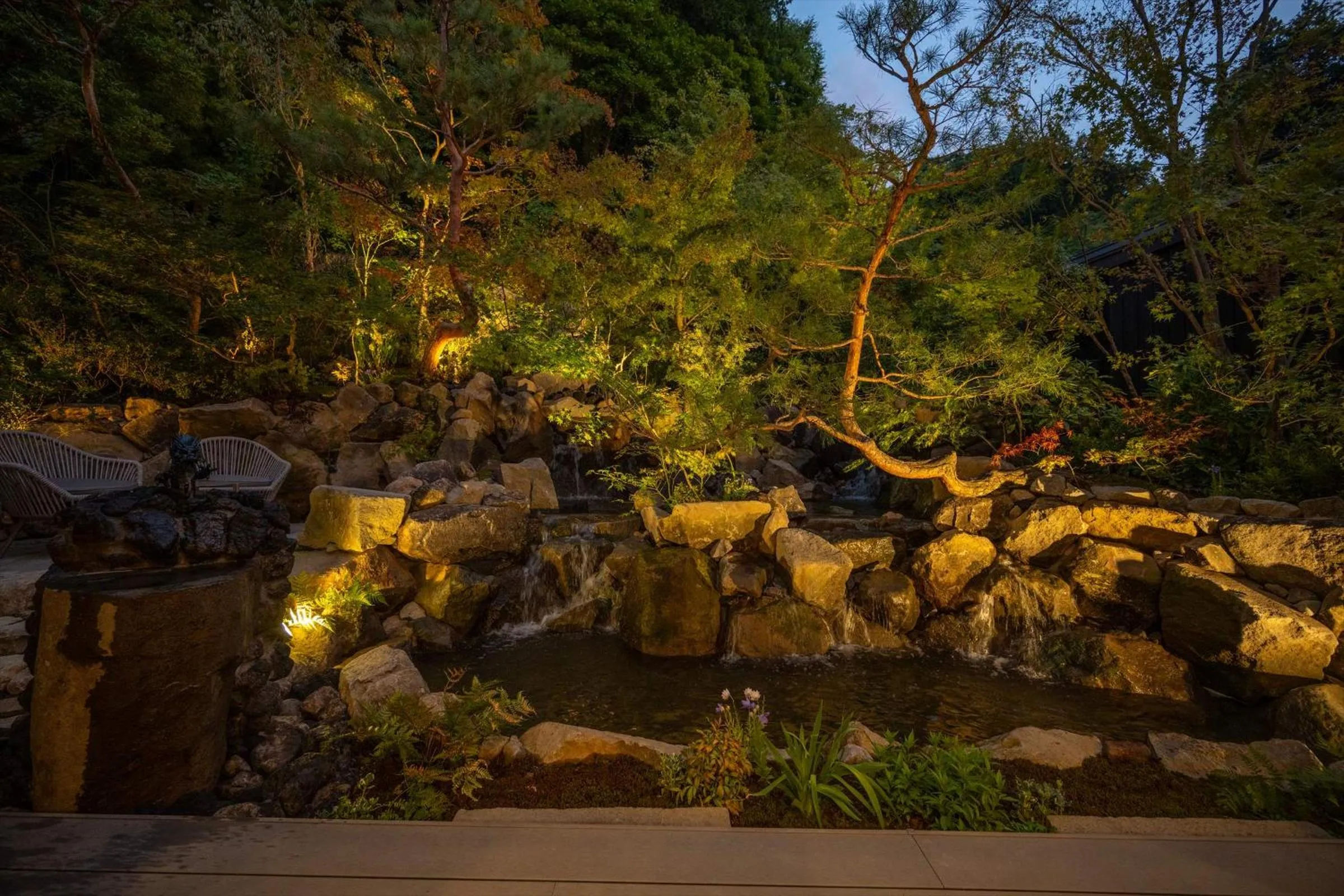 Garden view in Bessho Onsen Midoriya